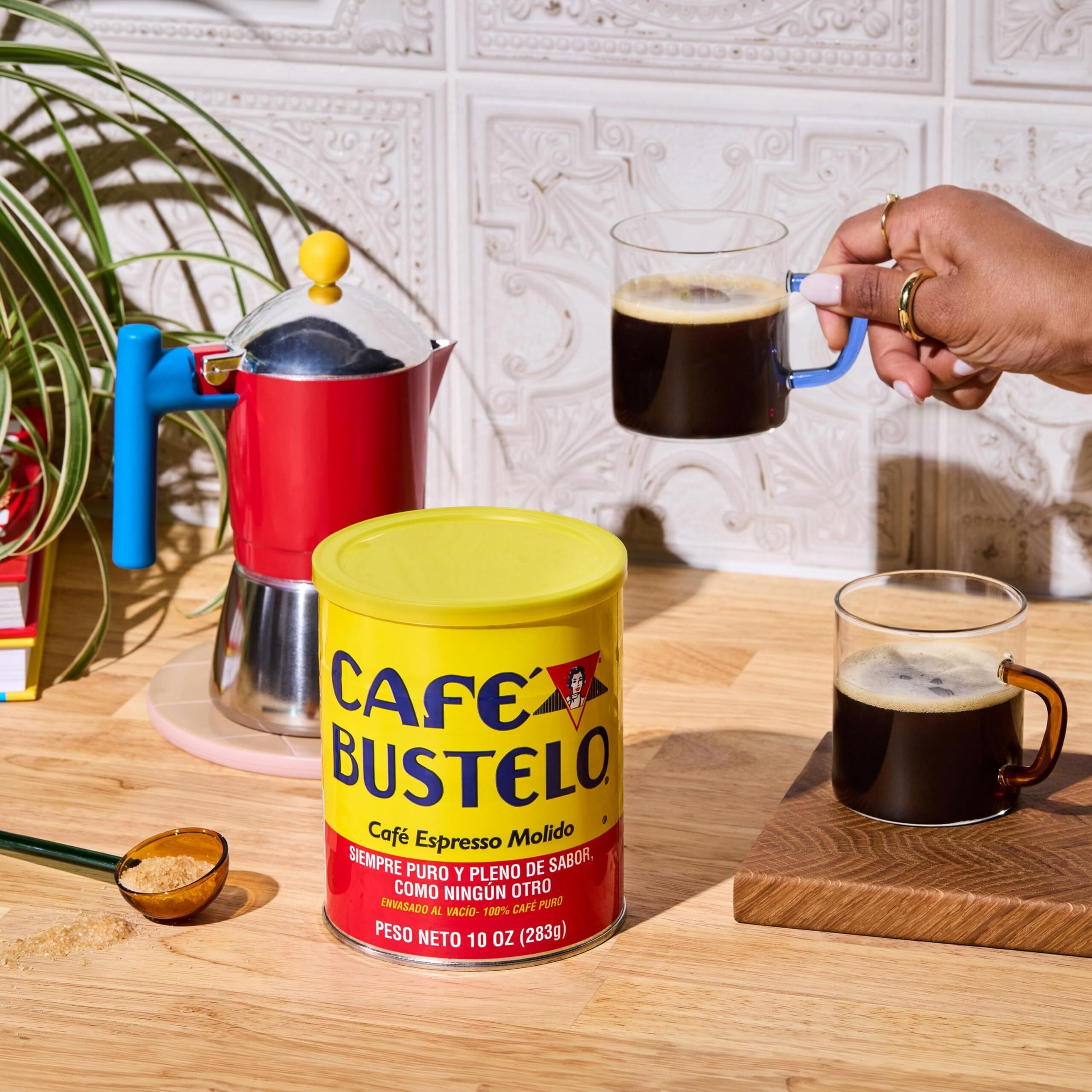 Caf   Bustelo Espresso Dark Roast Ground Coffee, 10 Ounces