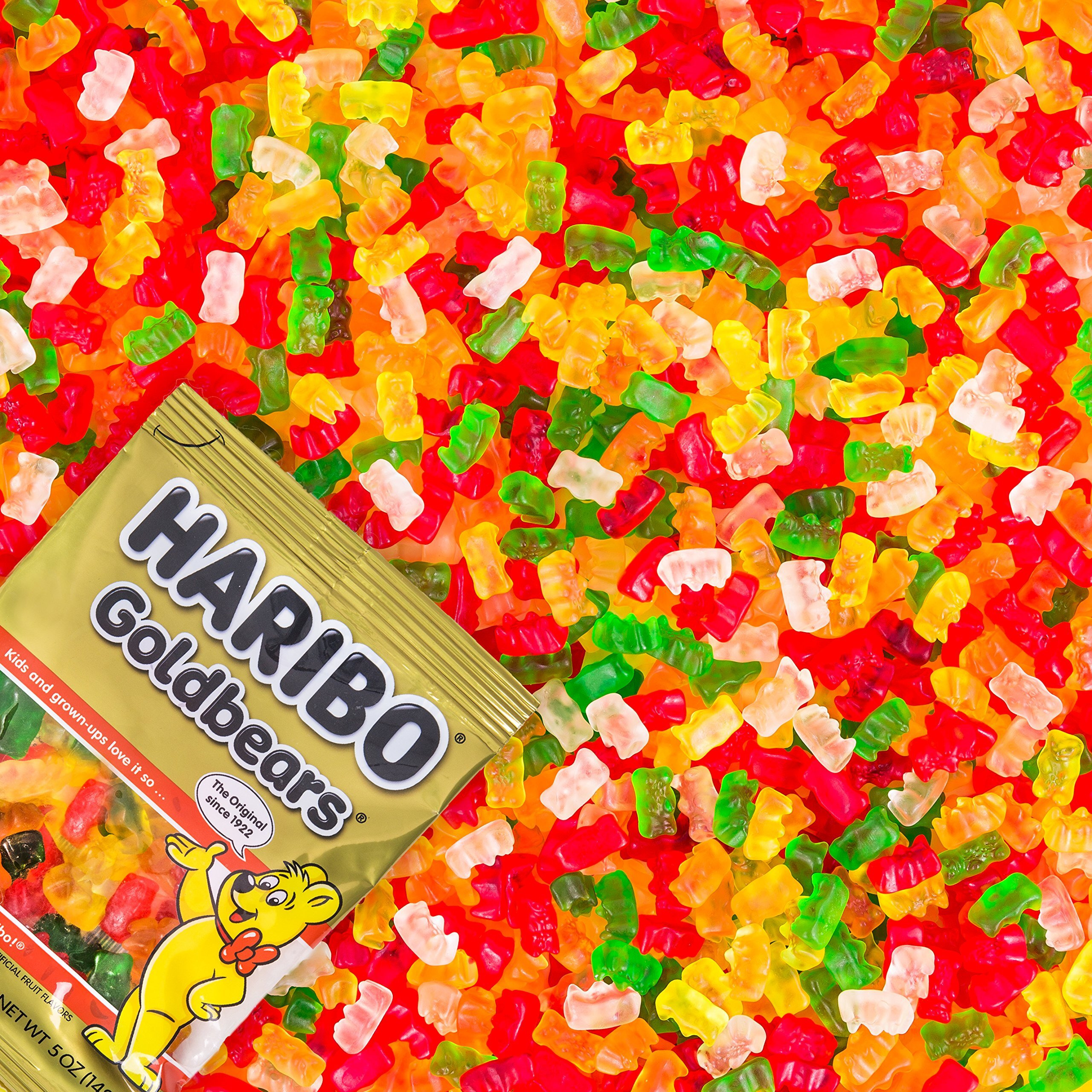 Haribo Gummi Candy, Goldbears, 2 Ounce (Pack Of 4)