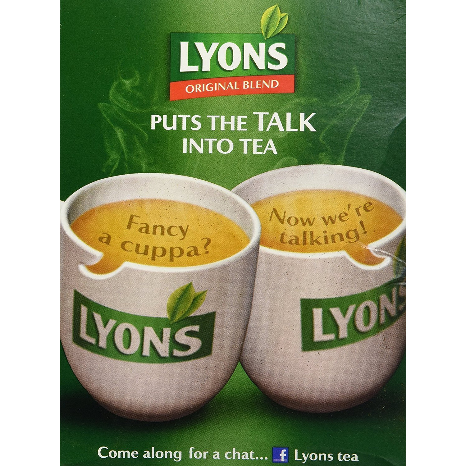 Lyons Original Irish Tea. 80 Bags