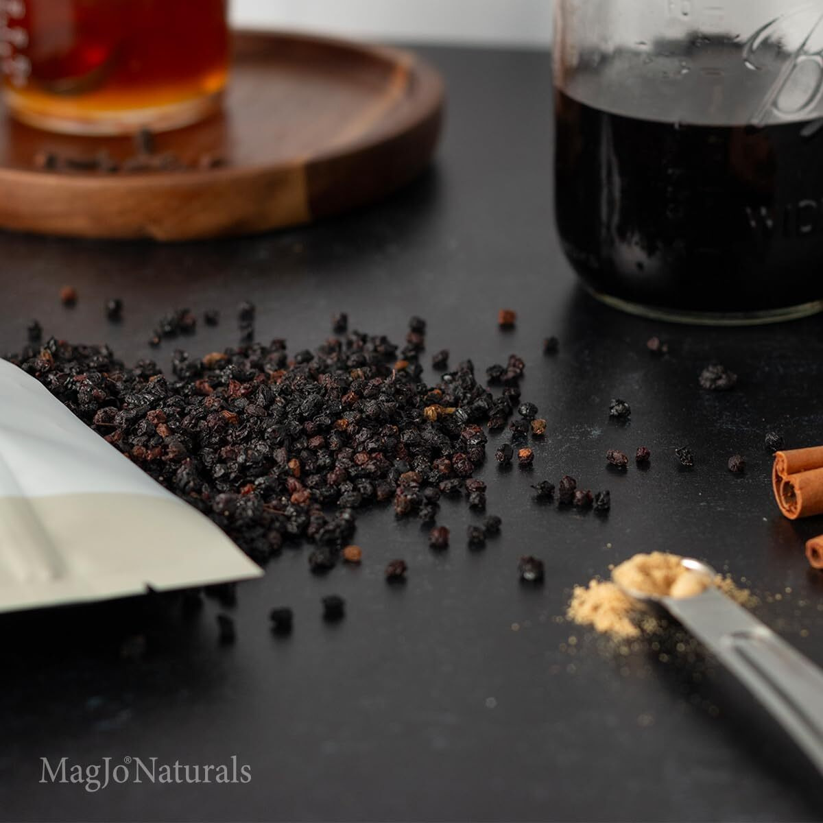 Magjo Elderberry Dried Wild Harvest, Elderberries