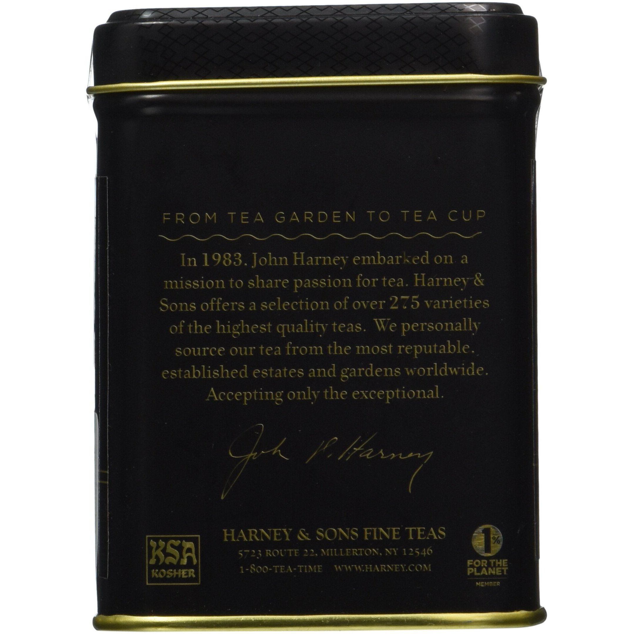 Harney & Sons Earl Grey Supreme, 4 Oz Loose Leaf Tea W/Silver Tips And Bergamont Oil
