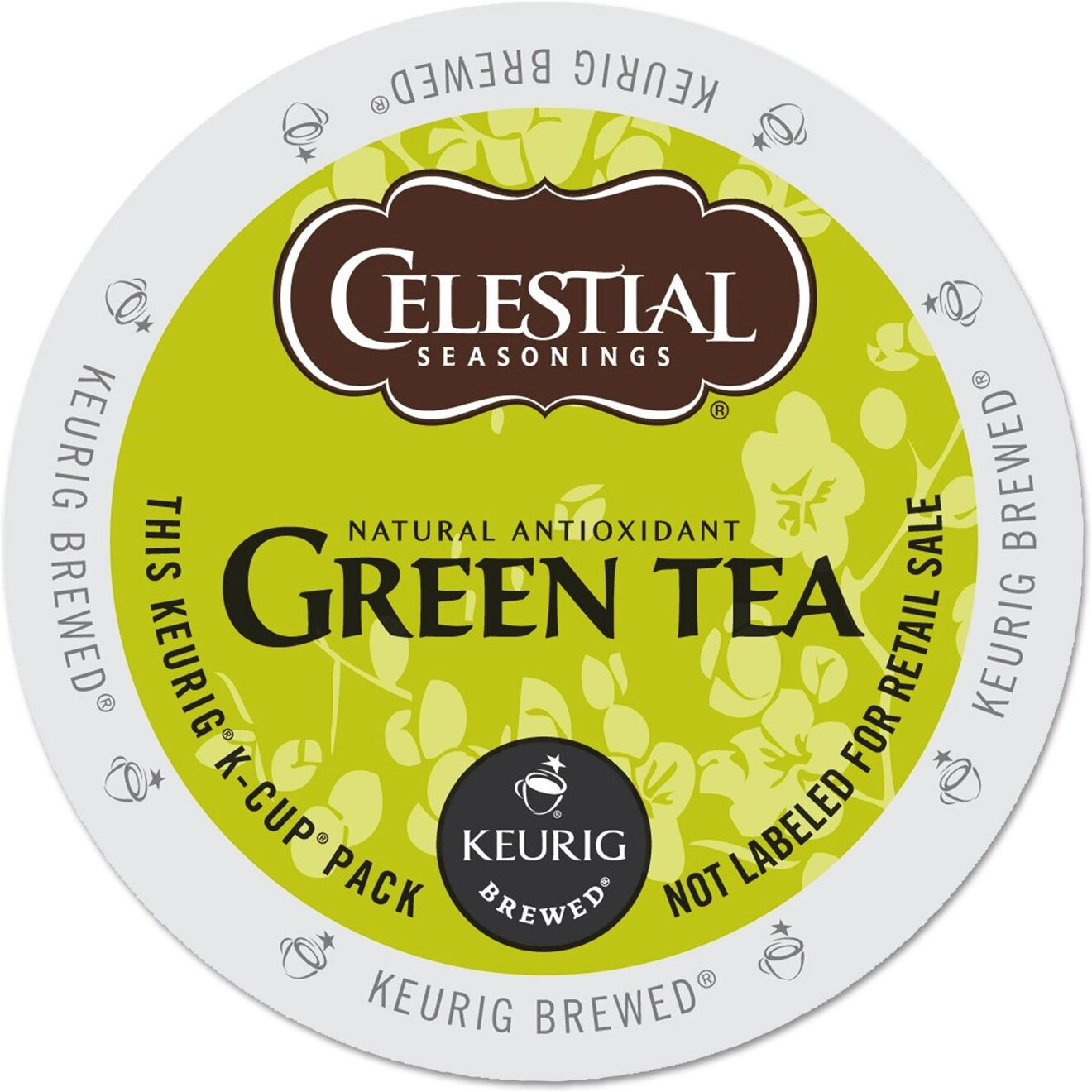 Celestial Seasonings Authentic Green Tea, K-Cup Portion Pack For Keurig K-Cup Brewers, 24-Count