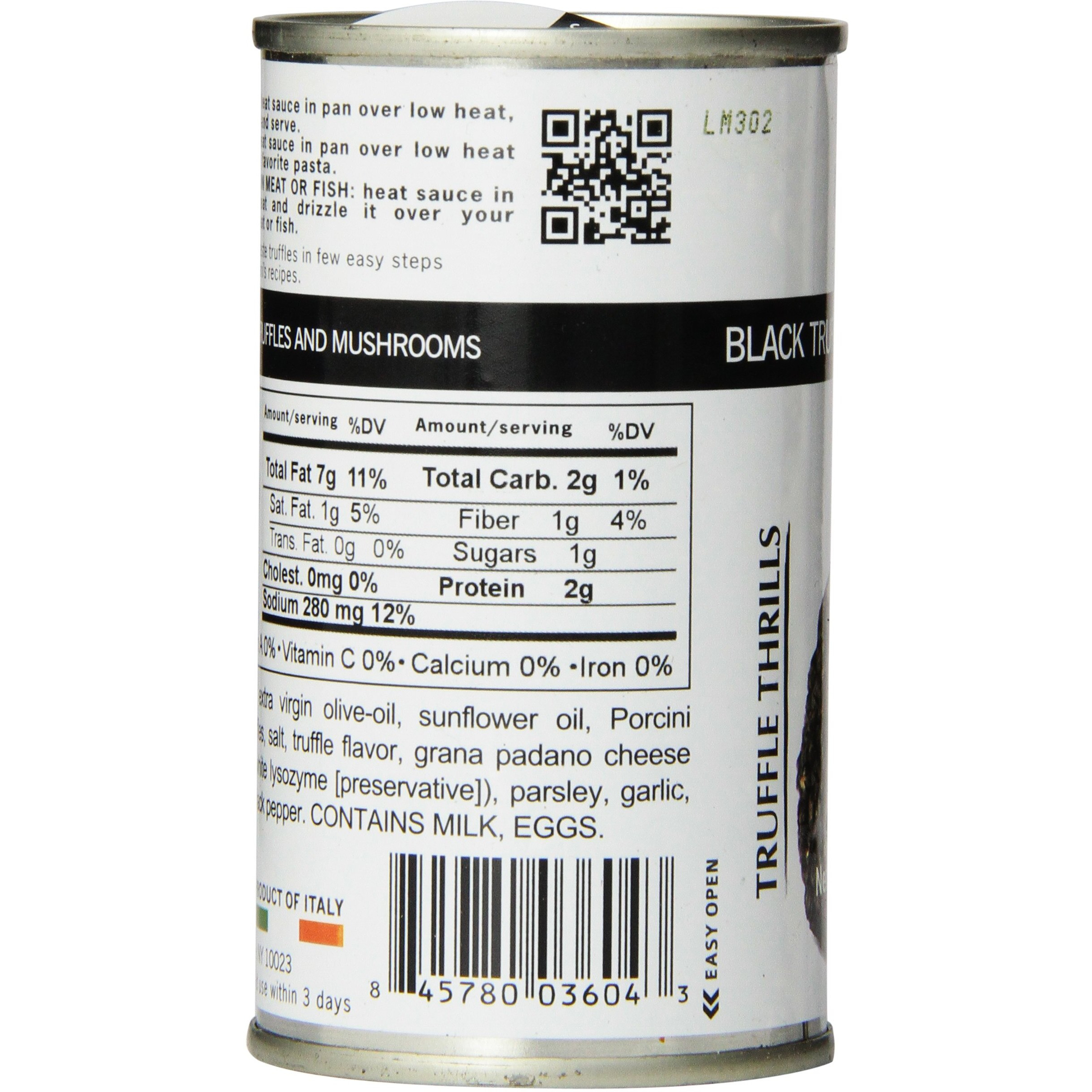 Urbani Truffles, Black Truffles And Mushrooms Sauce - Italian Gourmet Fusion | Ideal For Pasta, Fish And Grilled Meats | All Natural | Ready To Use Black Truffle Sauce | 6.4 Oz (180G)