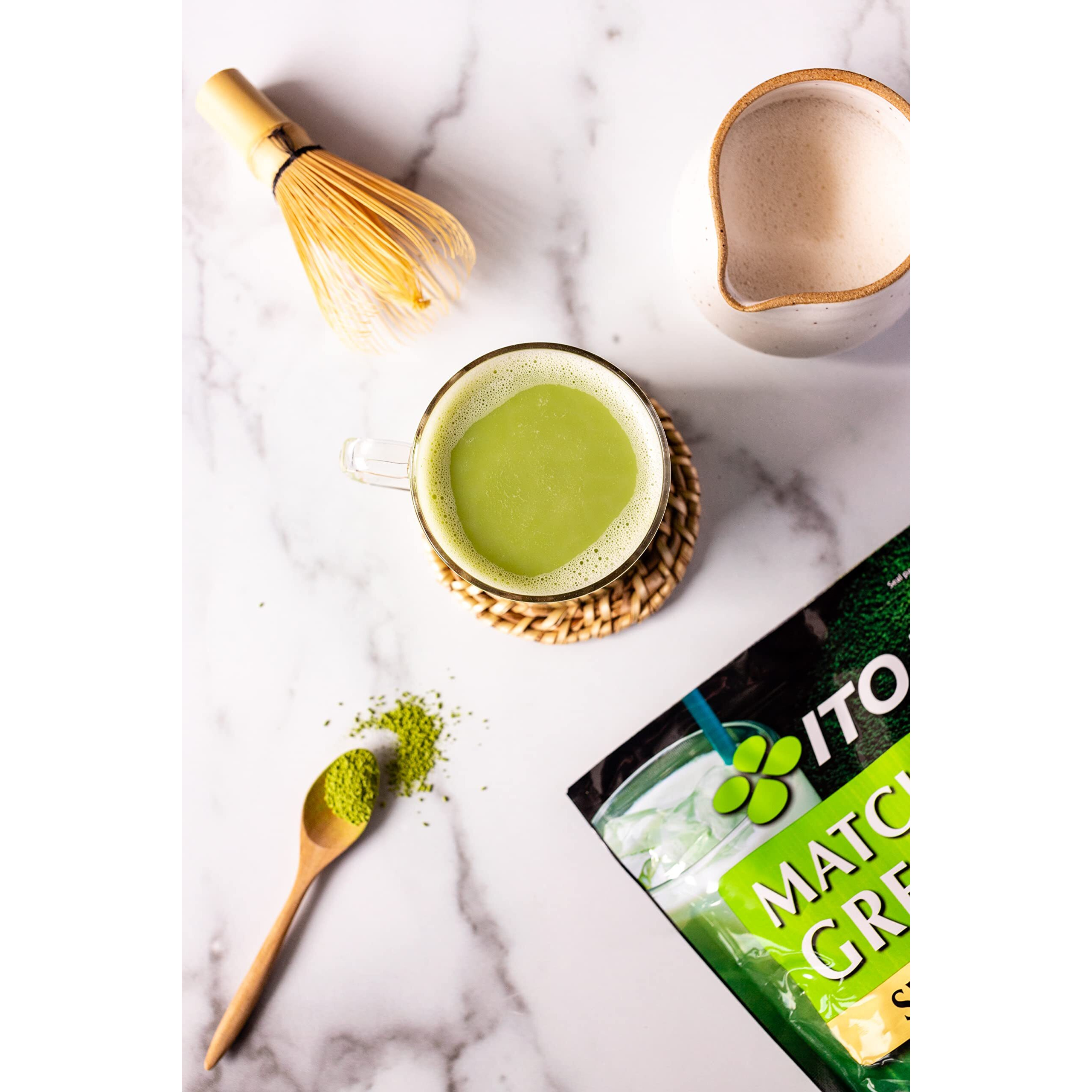 Ito En Matcha Green Tea, Sweet Powder, 17.5 Ounce (Pack Of 1), Sweetened Green Tea Powder