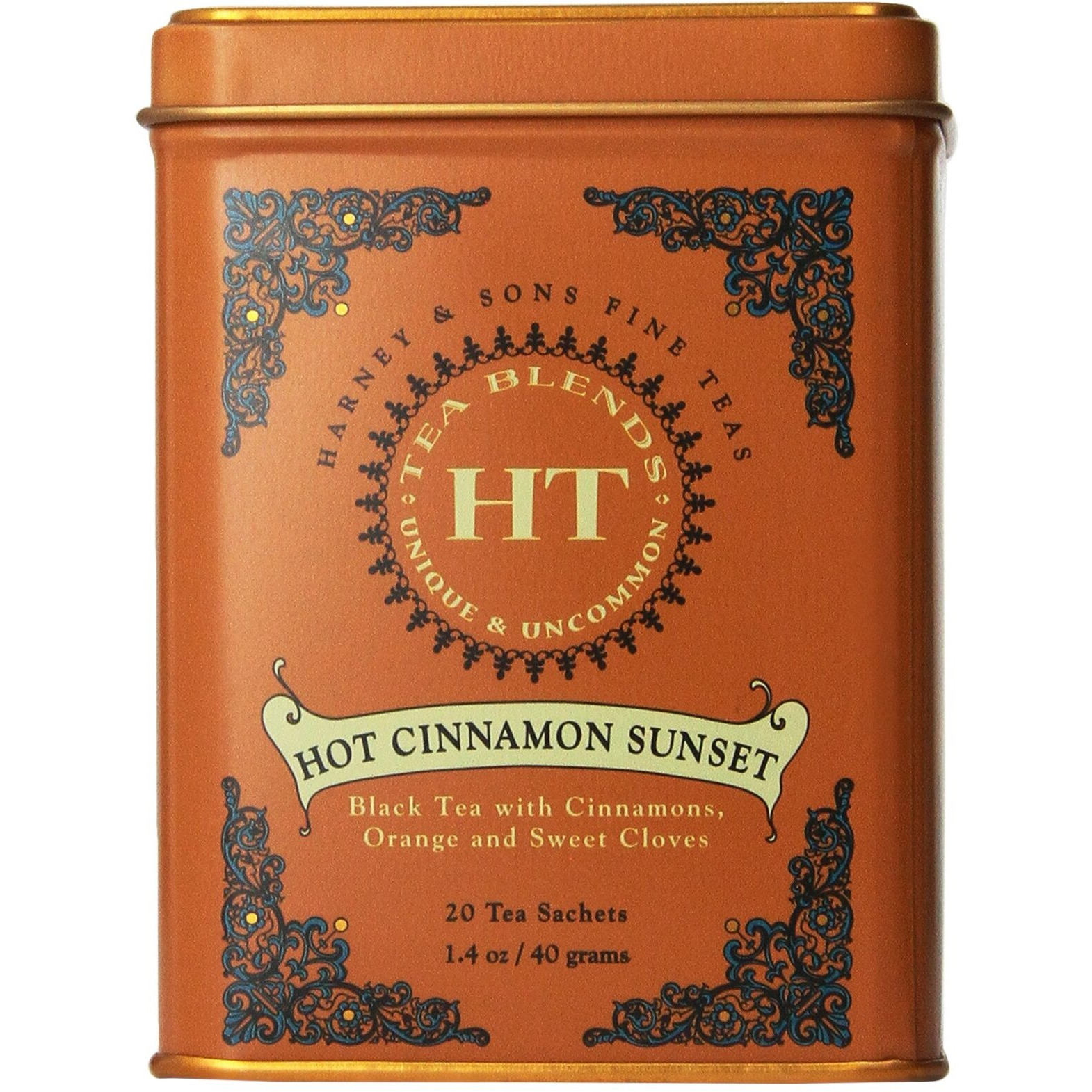 Harney & Sons Hot Cinnamon Sunset, 20 Count (Pack Of 4)