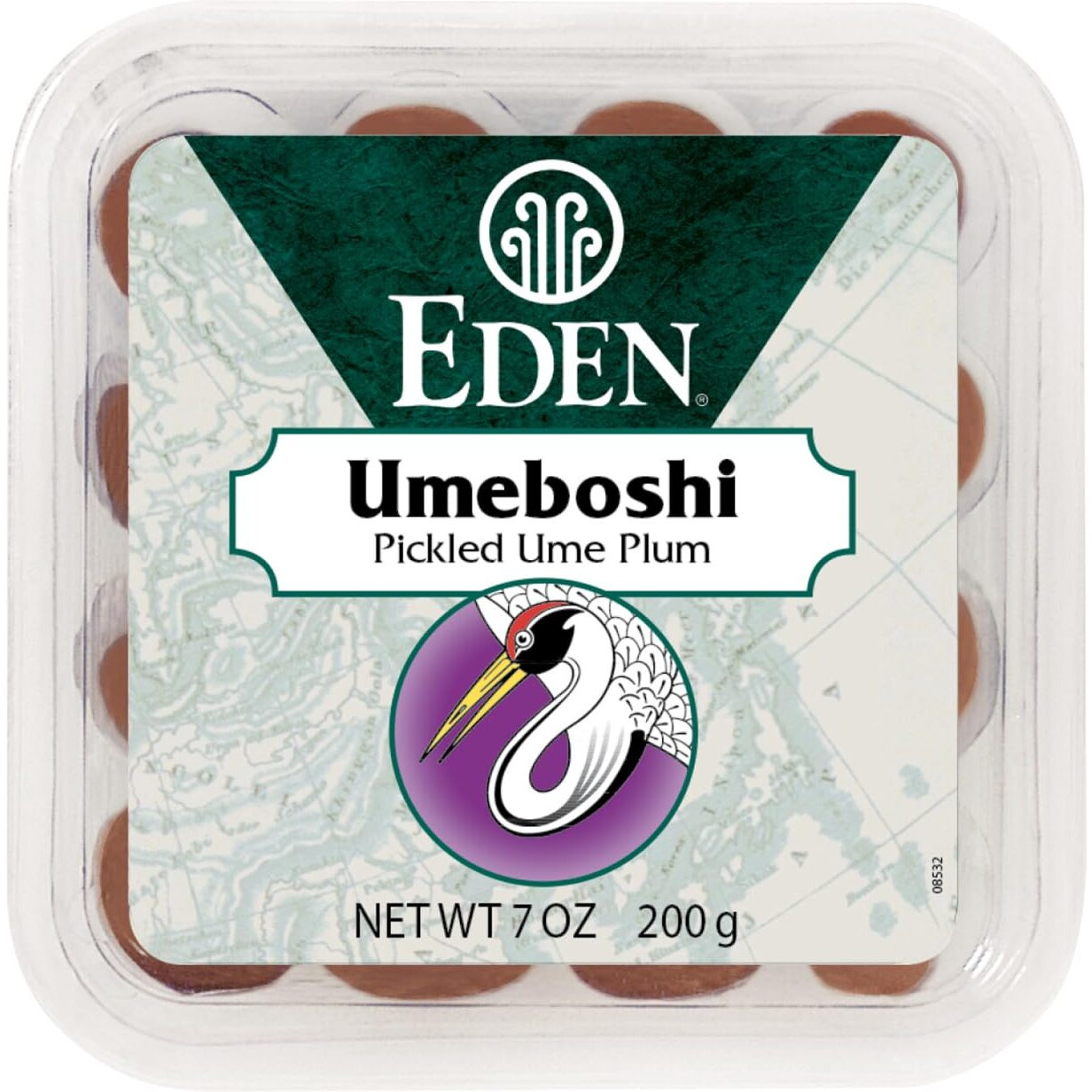Eden Umeboshi Plum, Japanese Pickled Plum, Wakayama Grown, Whole, Traditionally Made In Japan, No Msg, No Chemical Additives, 7.05 Oz