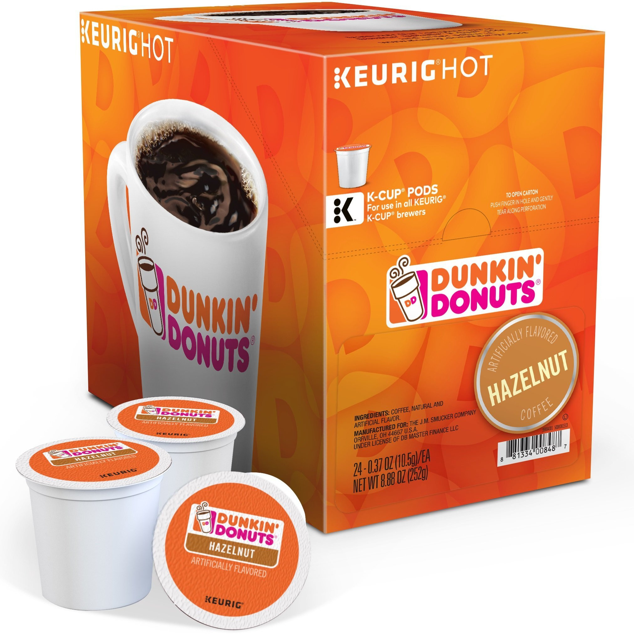 Dunkin' Donuts Hazelnut K-Cups (96 Count)