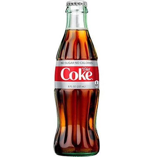 Diet Coke Glass Bottles 4(6 Packs)