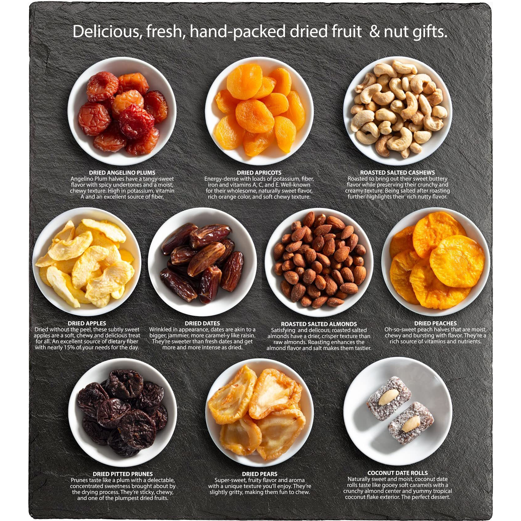 A Gift Inside Flora Dried Fruit And Nut Tray