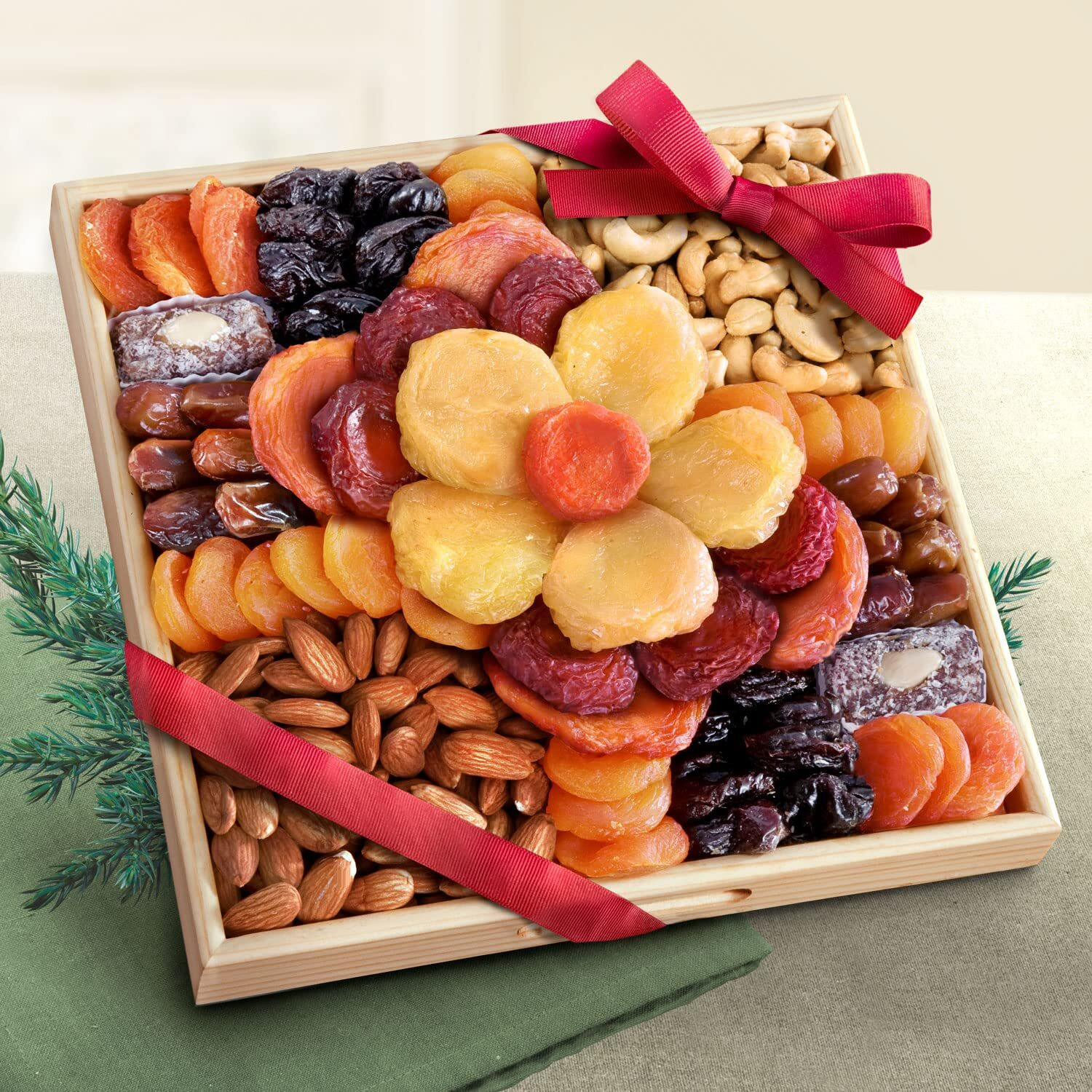 A Gift Inside Flora Dried Fruit And Nut Tray