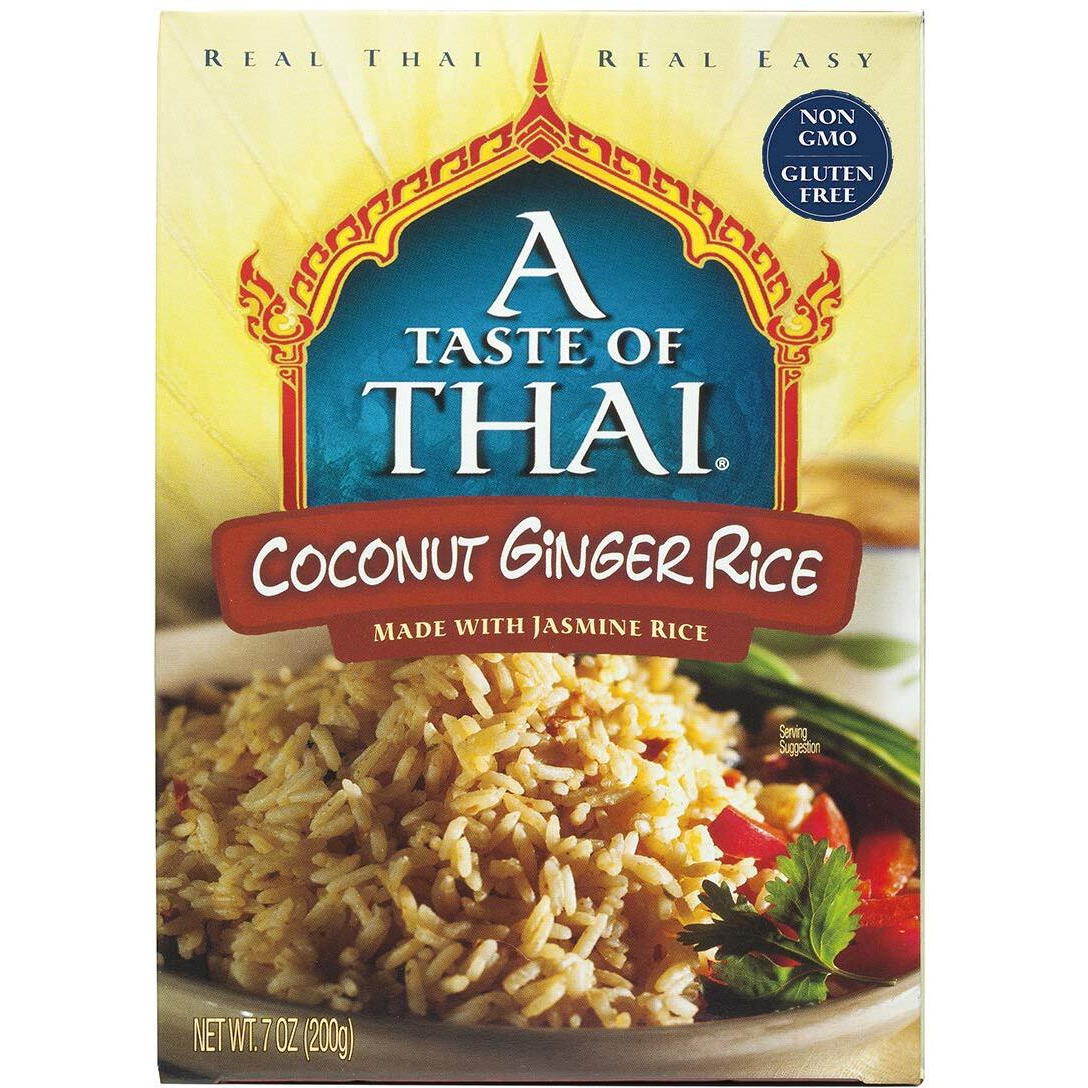 A Taste Of Thai Coconut Ginger Jasmine Rice, 7-Ounce Boxes (Pack Of 6)