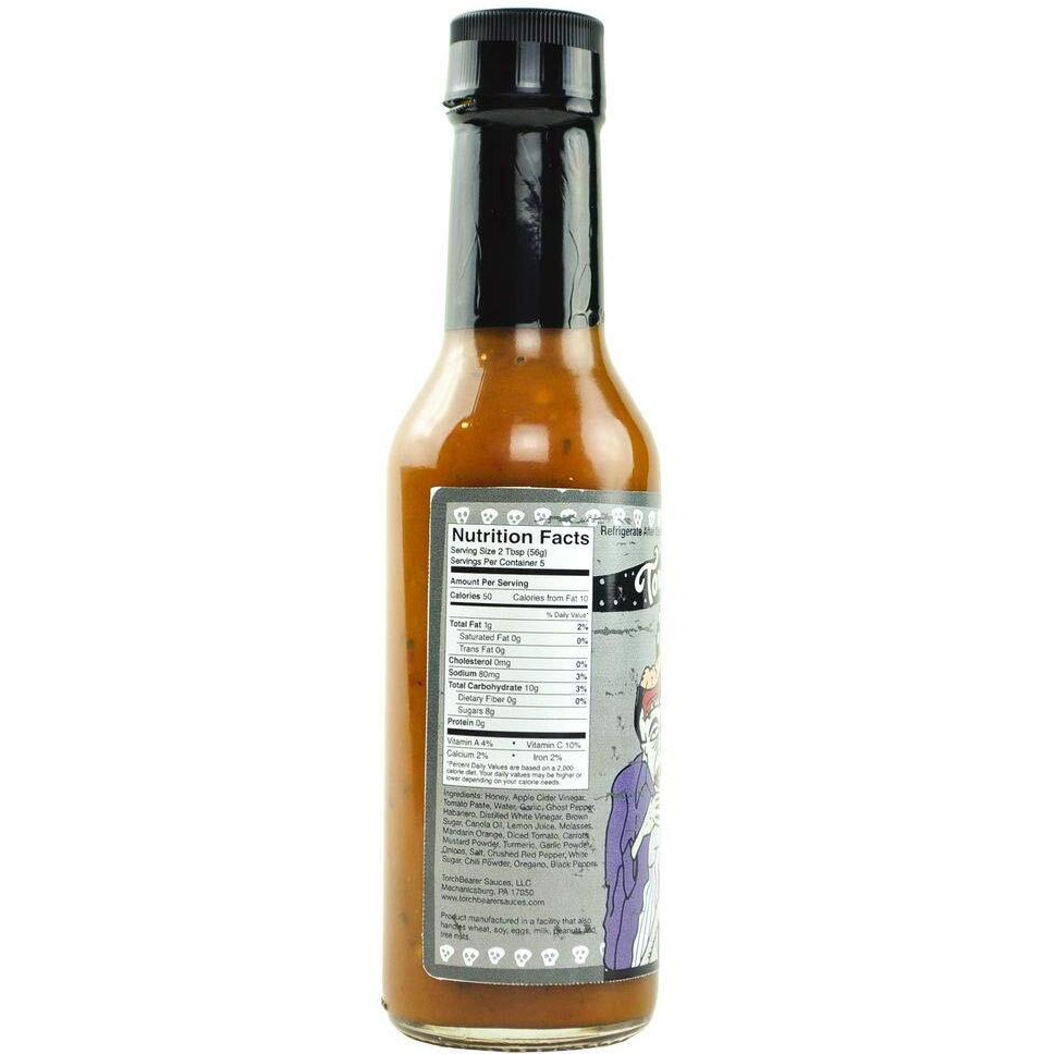 Torchbearer Sauces Son Of Zombie Wing Sauce, 5 Fl Oz, Heat Level 6 - Xxx Hot - All Natural, Extract-Free, Made In Usa