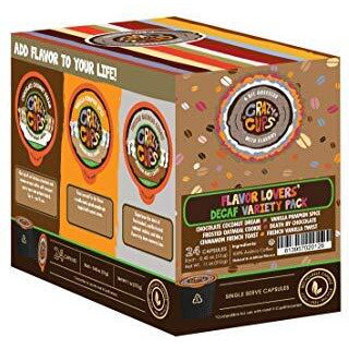 Crazy Cups Decaf Flavored Coffee Variety Pack 24 Count For Keurig Brewers