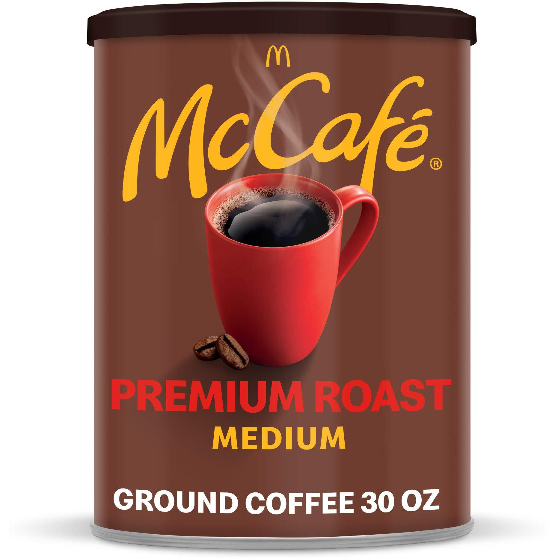 Mccafe Premium Roast, Medium Roast Ground Coffee, 30 Oz Canister