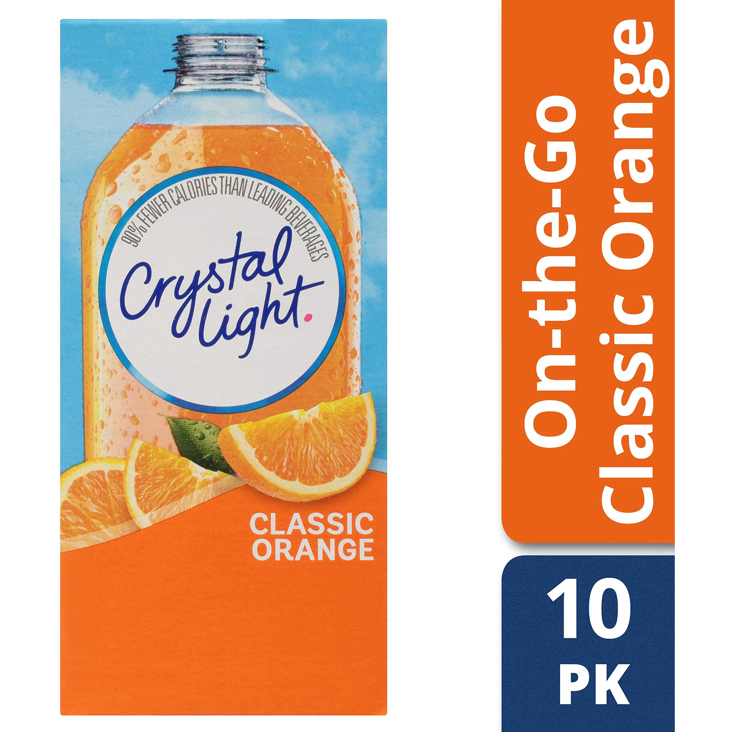 Crystal Light Drink Mix, Classic Orange,1.3 Oz( Pack Of 6)