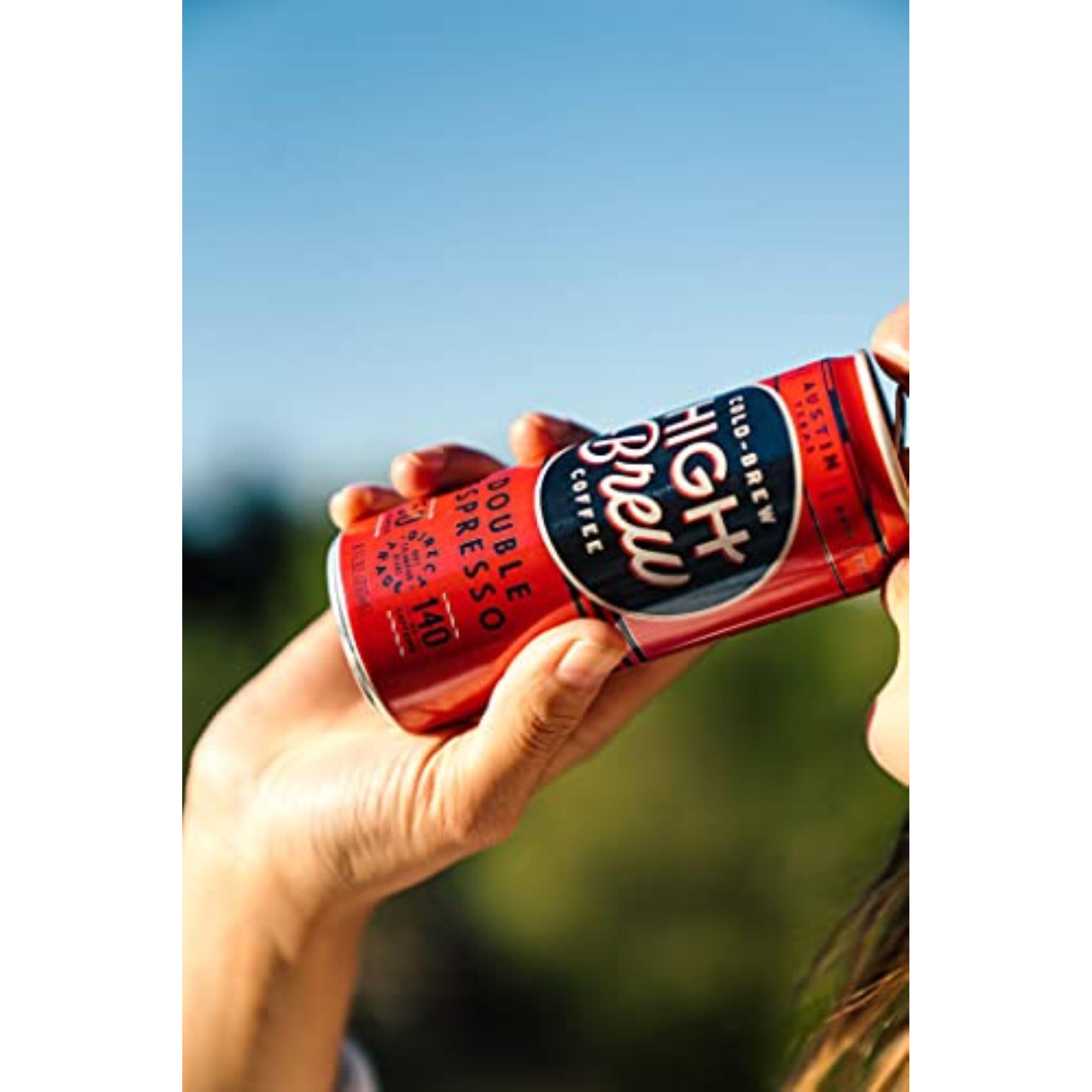 High Brew Coffee, Cold Brew Coffee, Double Espresso, 8 Fl Oz, Ready-To-Drink (Pack Of 12)