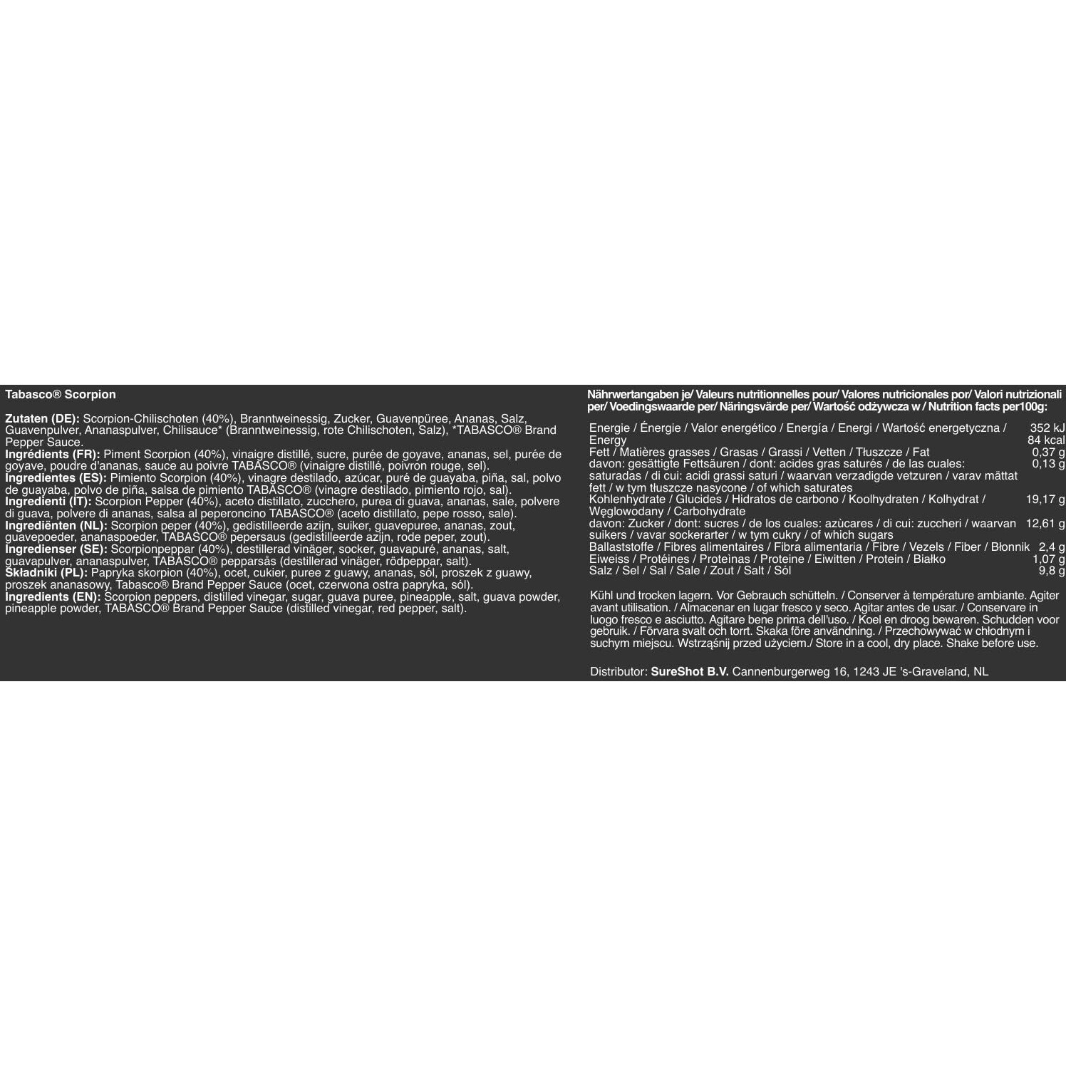 Tabasco Scorpion Hot Sauce (5 Ounce)