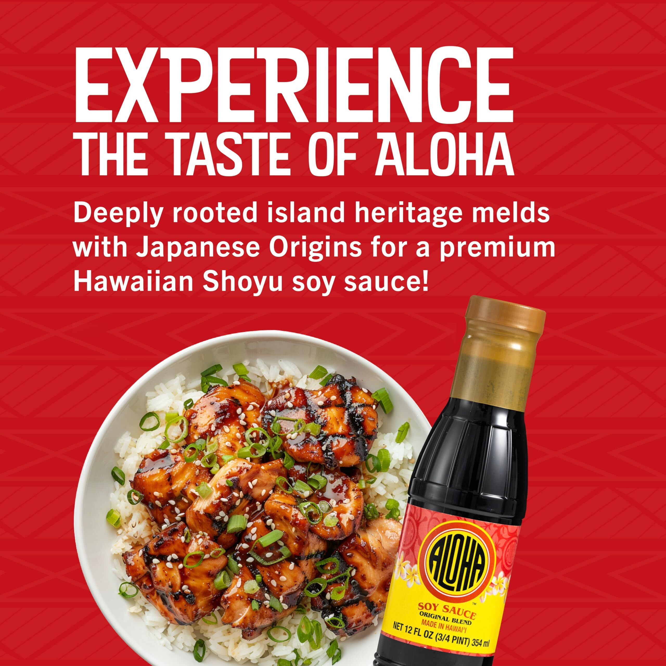 Aloha Shoyu - Original Blend Soy Sauce - Sweet And Light Profile - Made In Hawaii - 1 Gallon