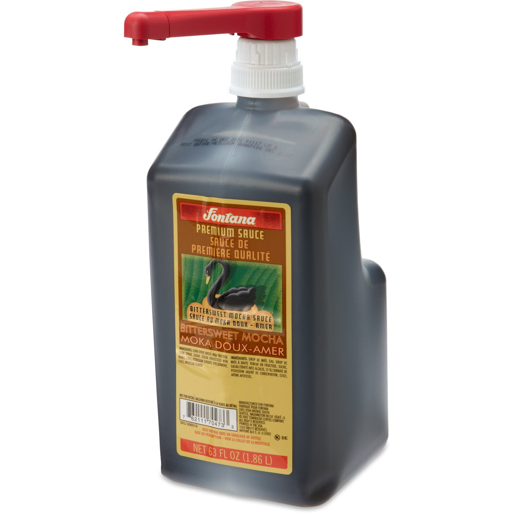 Fontana Bittersweet Chocolate Sauce, 63 Fl Oz
