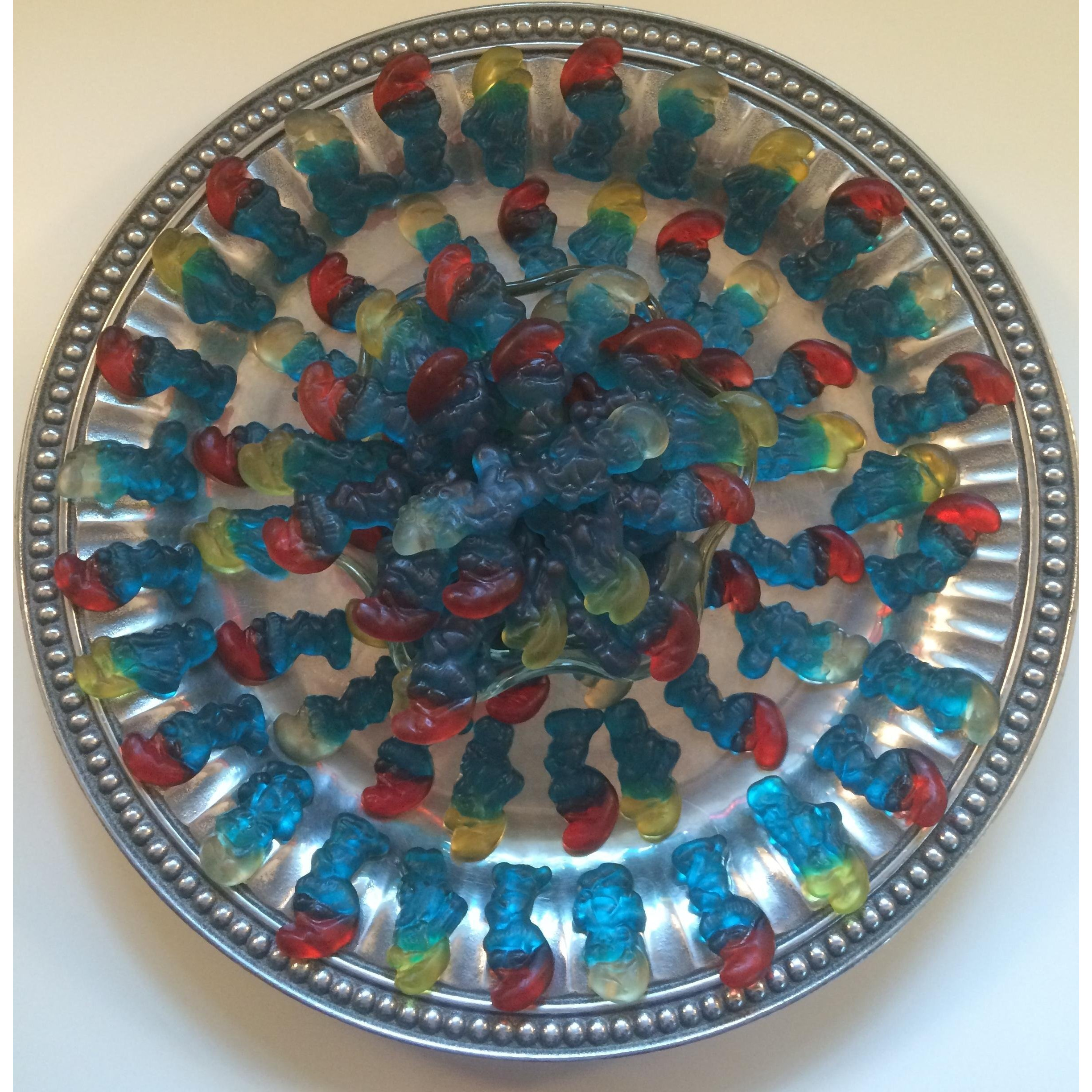 Haribo Gummi Candy, Smurfs, 4 Oz. Bag (Pack Of 12)