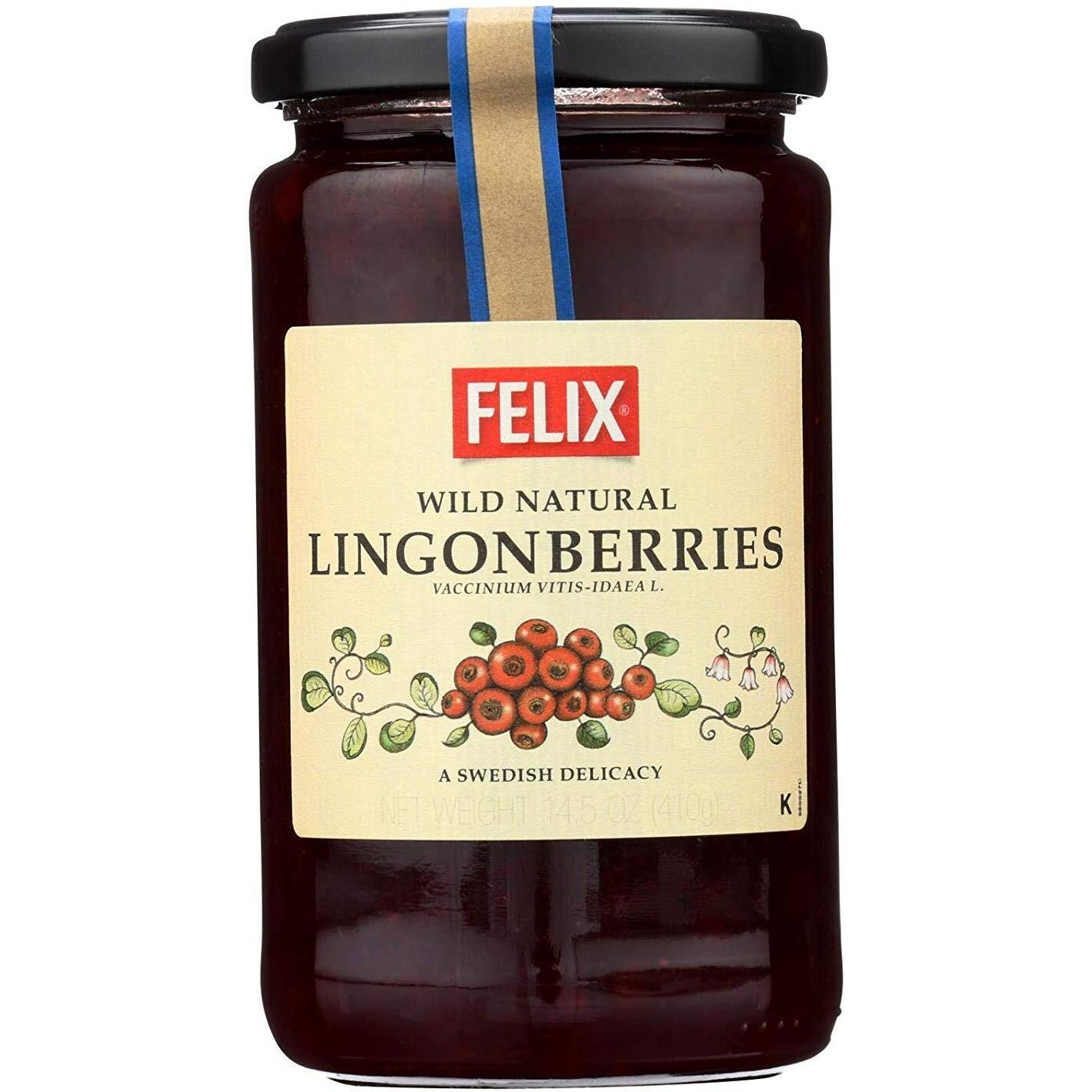 Felix Wild Lingonberries Spread, 14.5 Ounce (Pack Of 8)