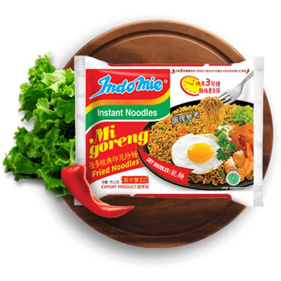 Indomie Mi Goreng Instant Stir Fry Noodles, Halal Certified, Original Flavor, 3 Ounce (Pack Of 30)