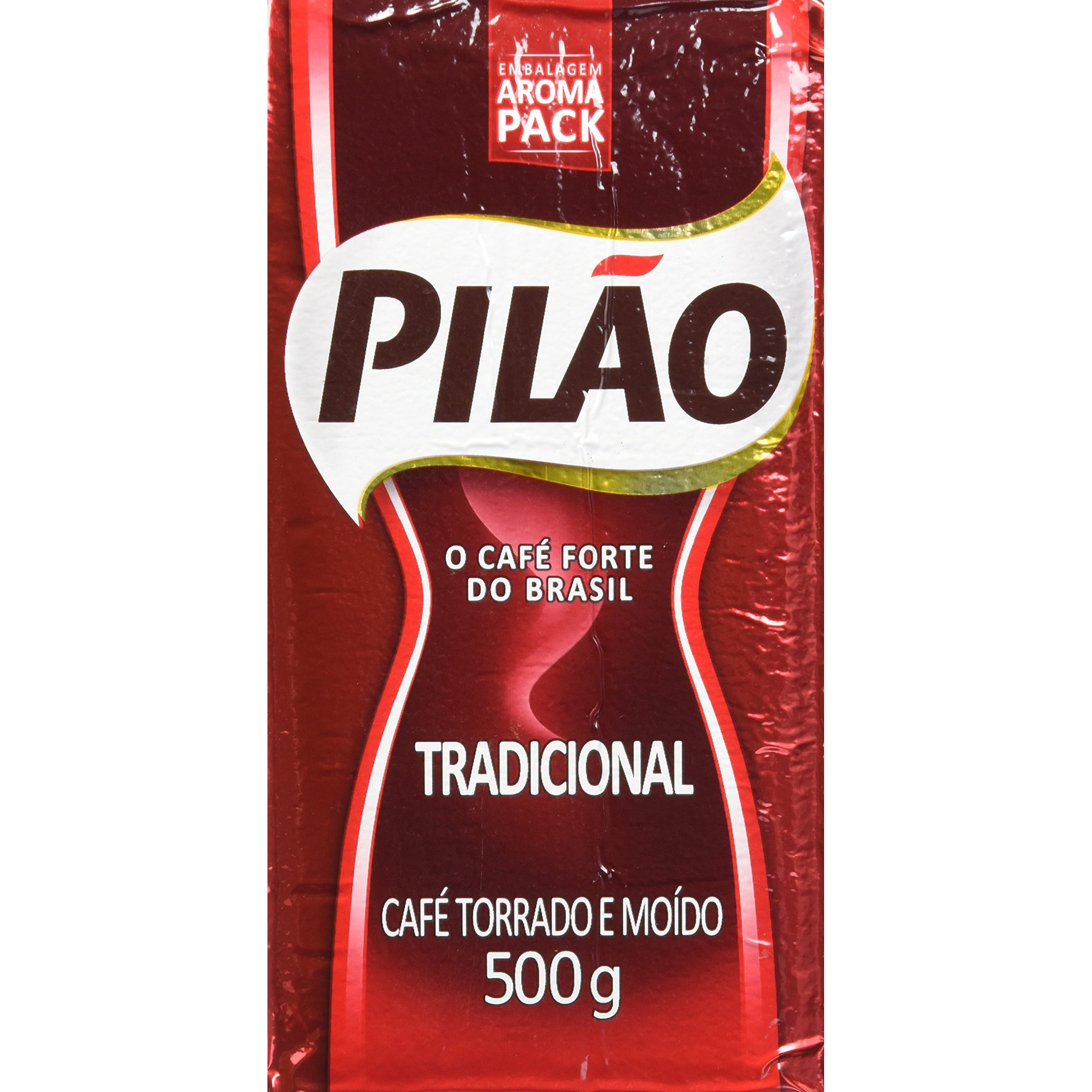 Coffee Rost And Ground - Caf   Torrado E Mo  Do - Pilao, 1.1 Pound (Pack Of 6)