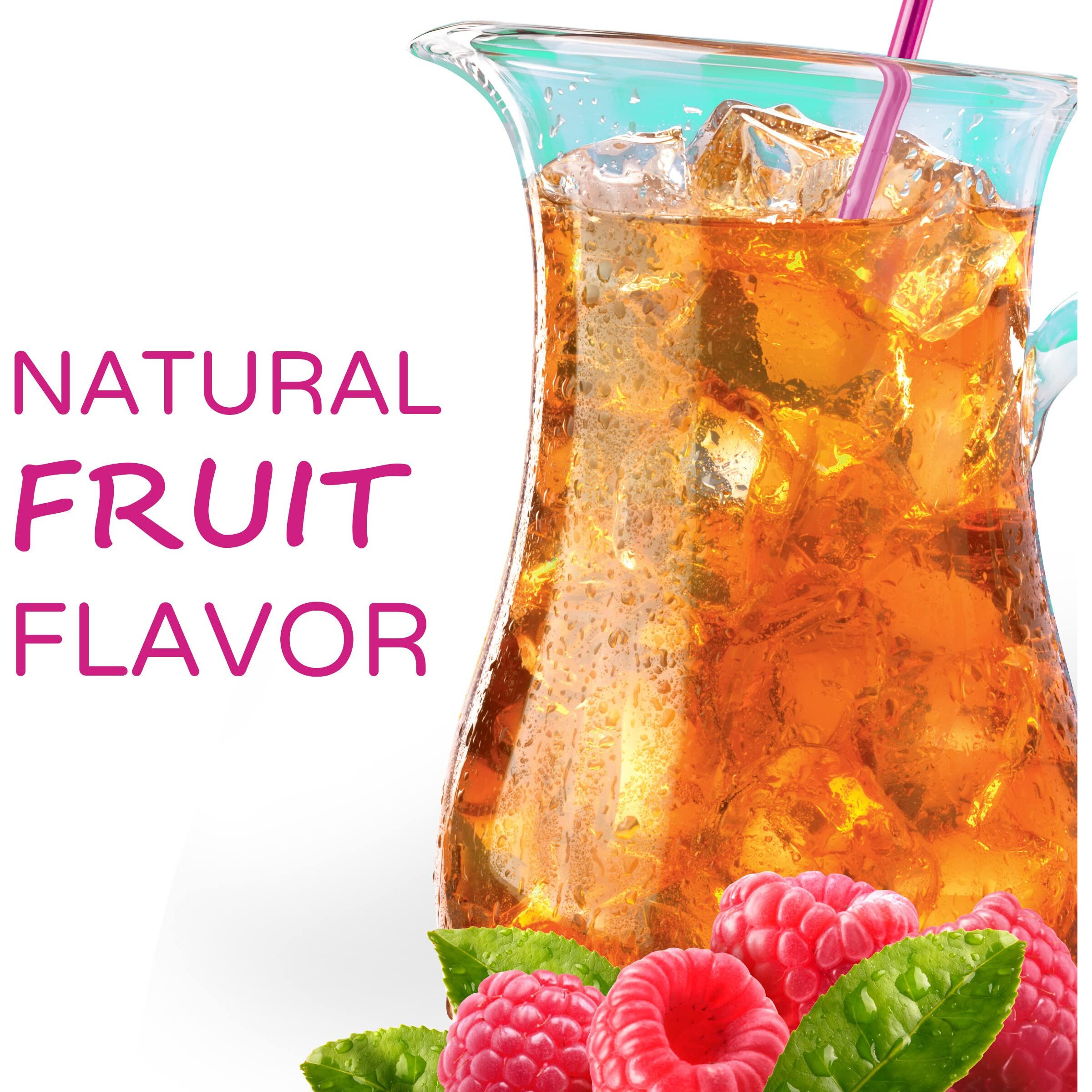 Crystal Light Sugar-Free Raspberry Ice Low Calories Powdered Drink Mix 6 Count(Pack Of 12)