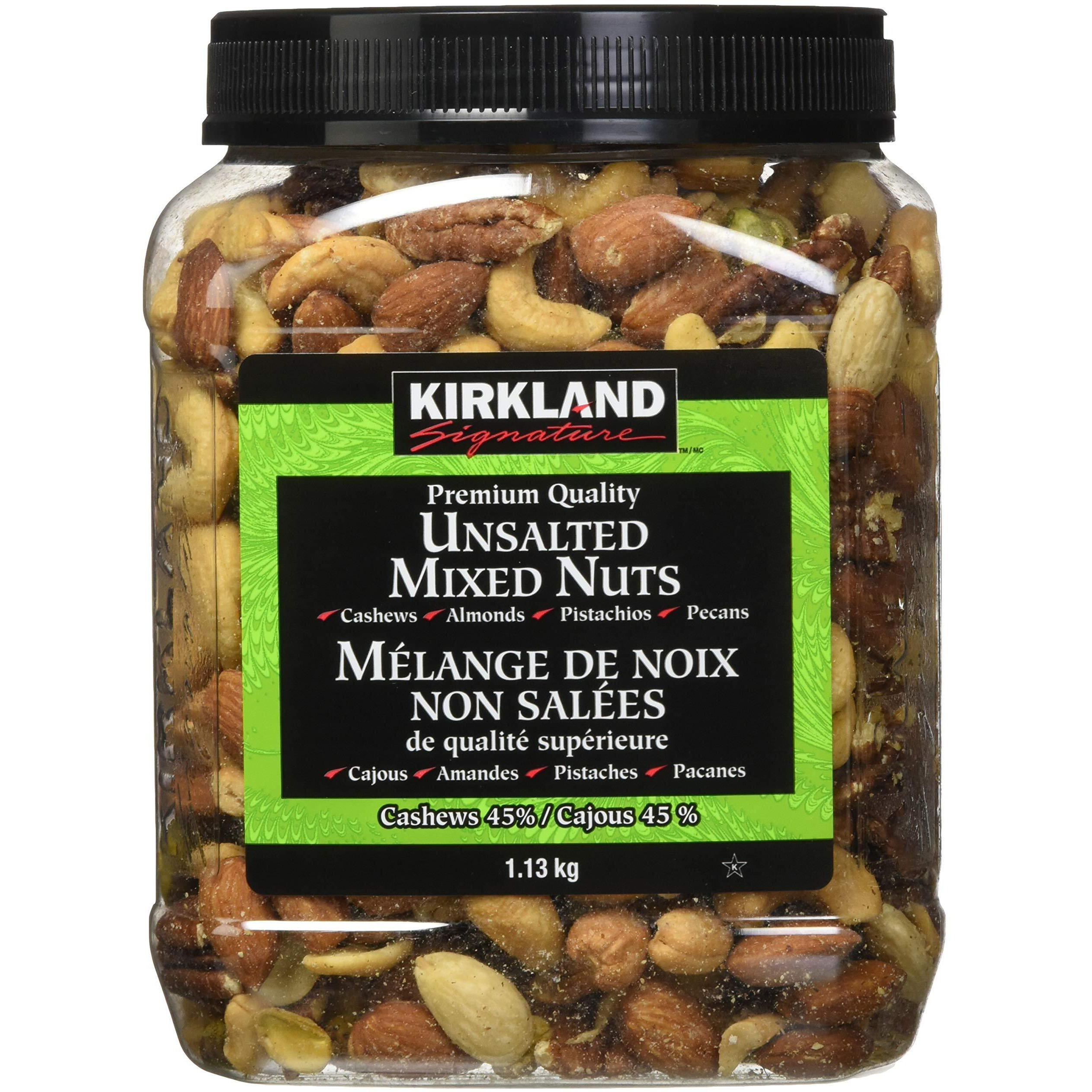 Kirkland Signature Extra Fancy Unsalted Mixed Nuts 2.5 (Lb)