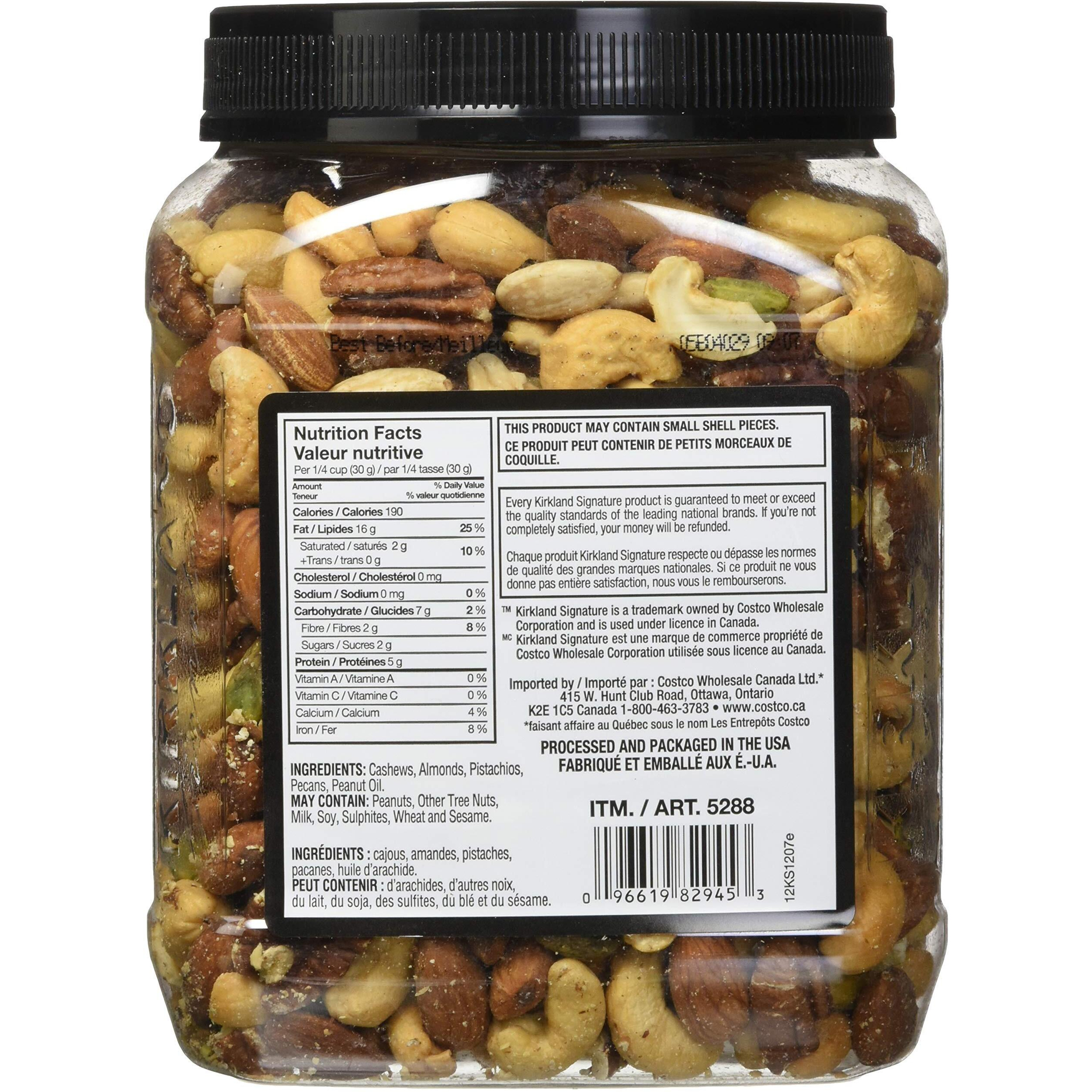 Kirkland Signature Extra Fancy Unsalted Mixed Nuts 2.5 (Lb)