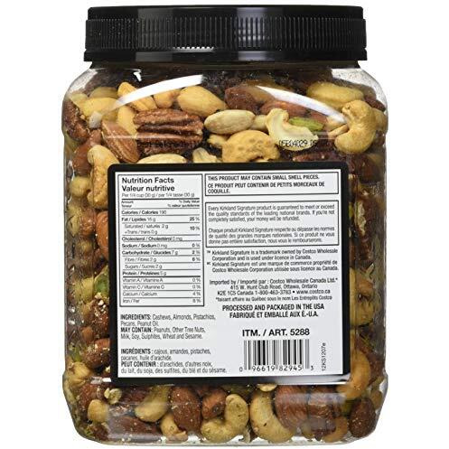Kirkland Signature Extra Fancy Unsalted Mixed Nuts 2.5 (Lb)