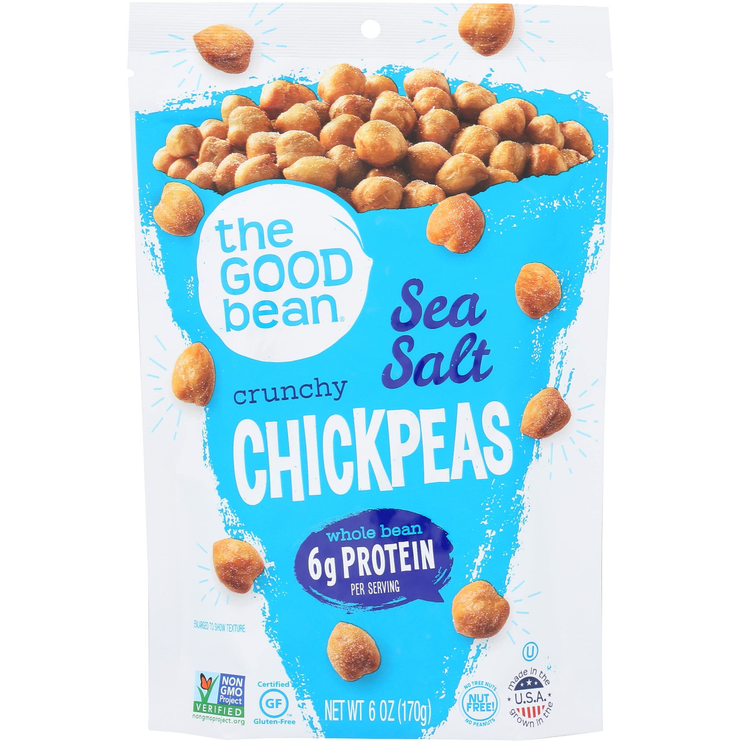 The Good Bean Chickpea Snack-Sea Salt-6 Oz