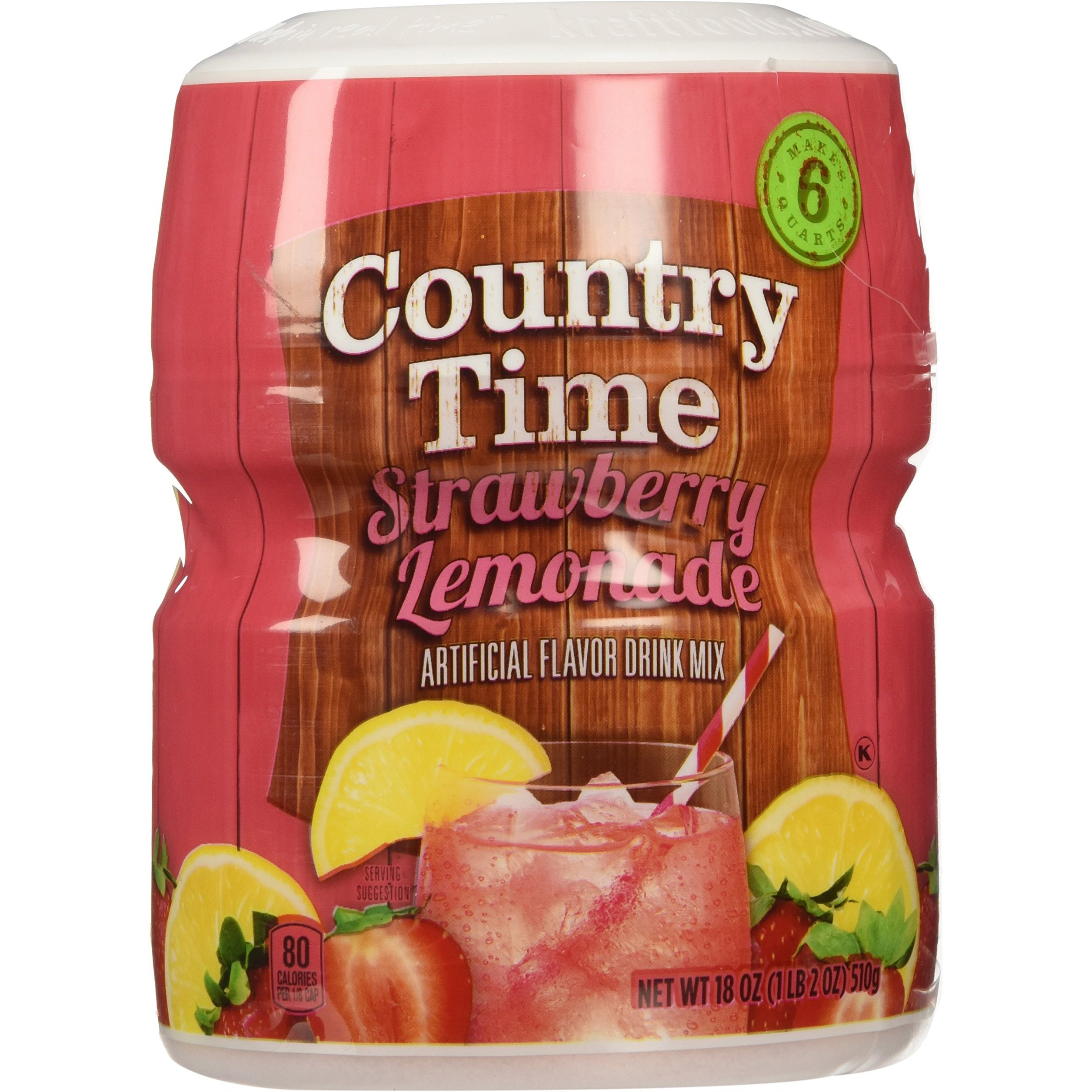 Country Time Strawberry Lemonade Drink Mix, 18 Ounce