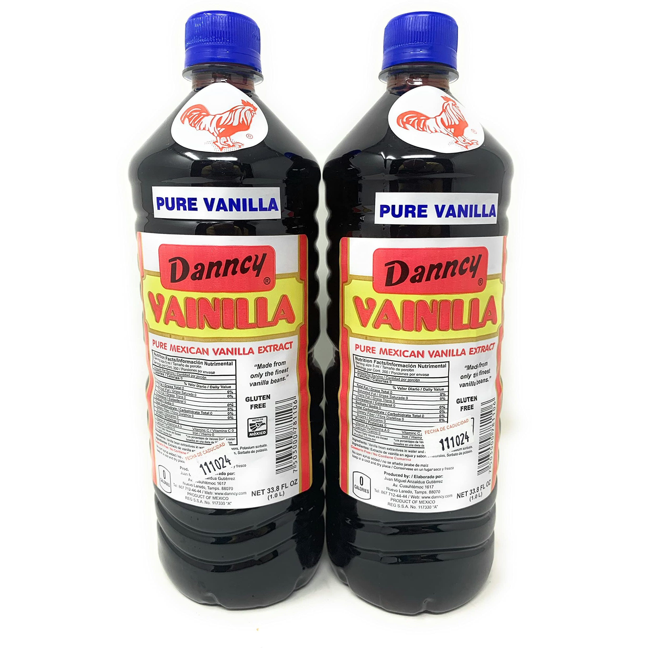 Danncy Vanilla - Dark Pure Vanilla - 33Oz - 2 Pack
