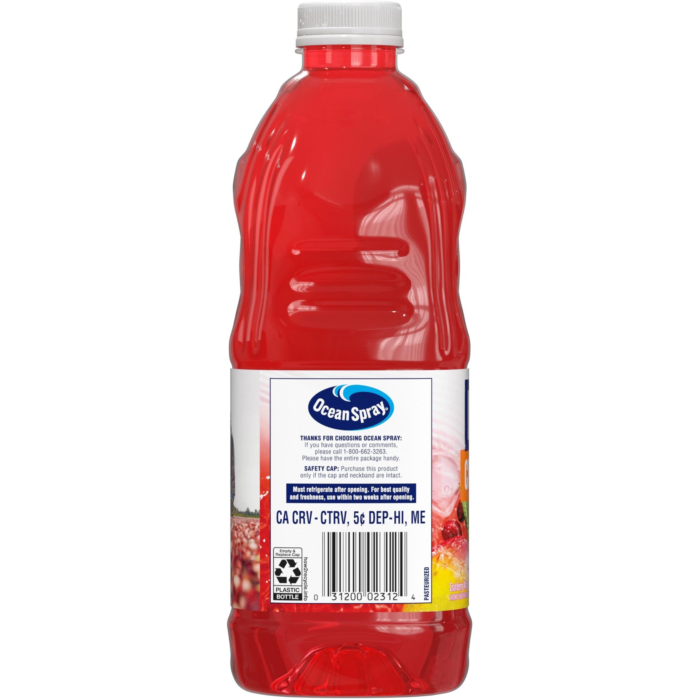 Ocean Spray Diet Cranberry Mango Juice Drink, 64 Fl Oz Bottle (Pack Of 8)
