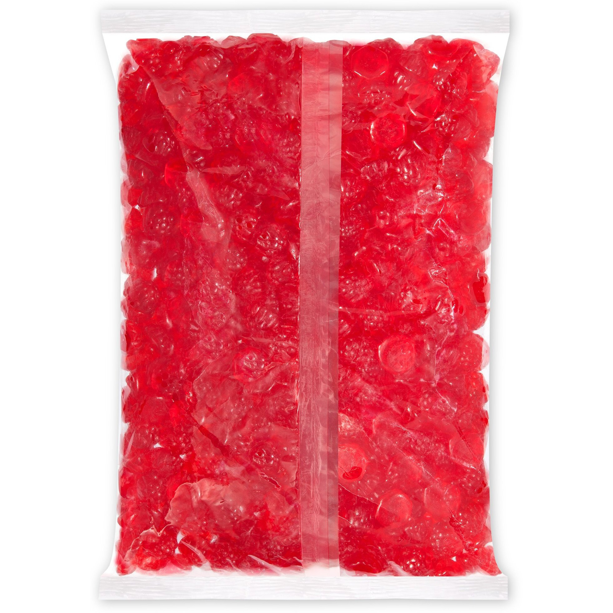 Albanese World's Best Berry Red Gummi Raspberries, 5Lbs Of Candy