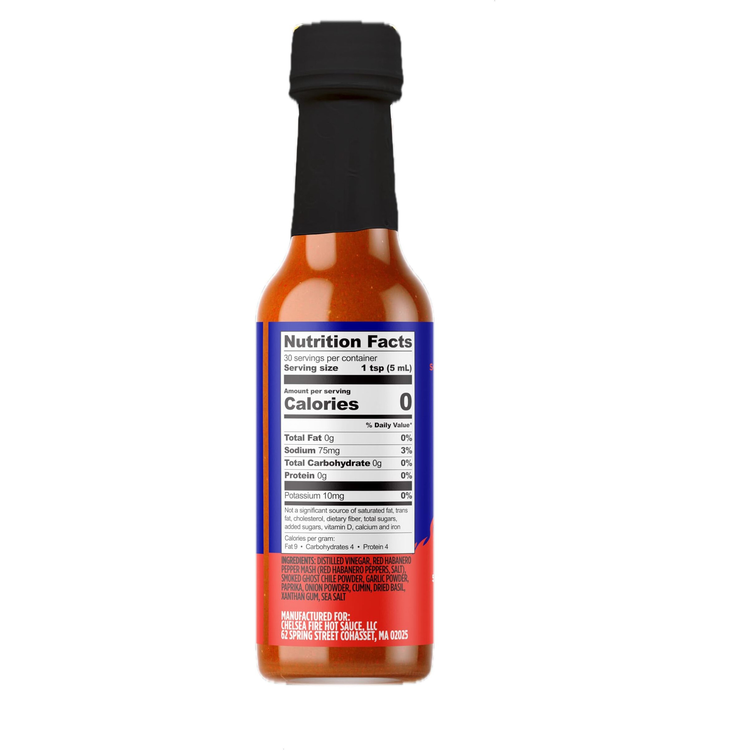 Chelsea Fire Wicked Hot Original Hot Sauce - Sweet And Spicy Tropical Heat, Gourmet Hot Sauce With Fresh Original Flavor - Perfect For Grilling, Marinades, And Dipping - 5 Fl Oz Bottle