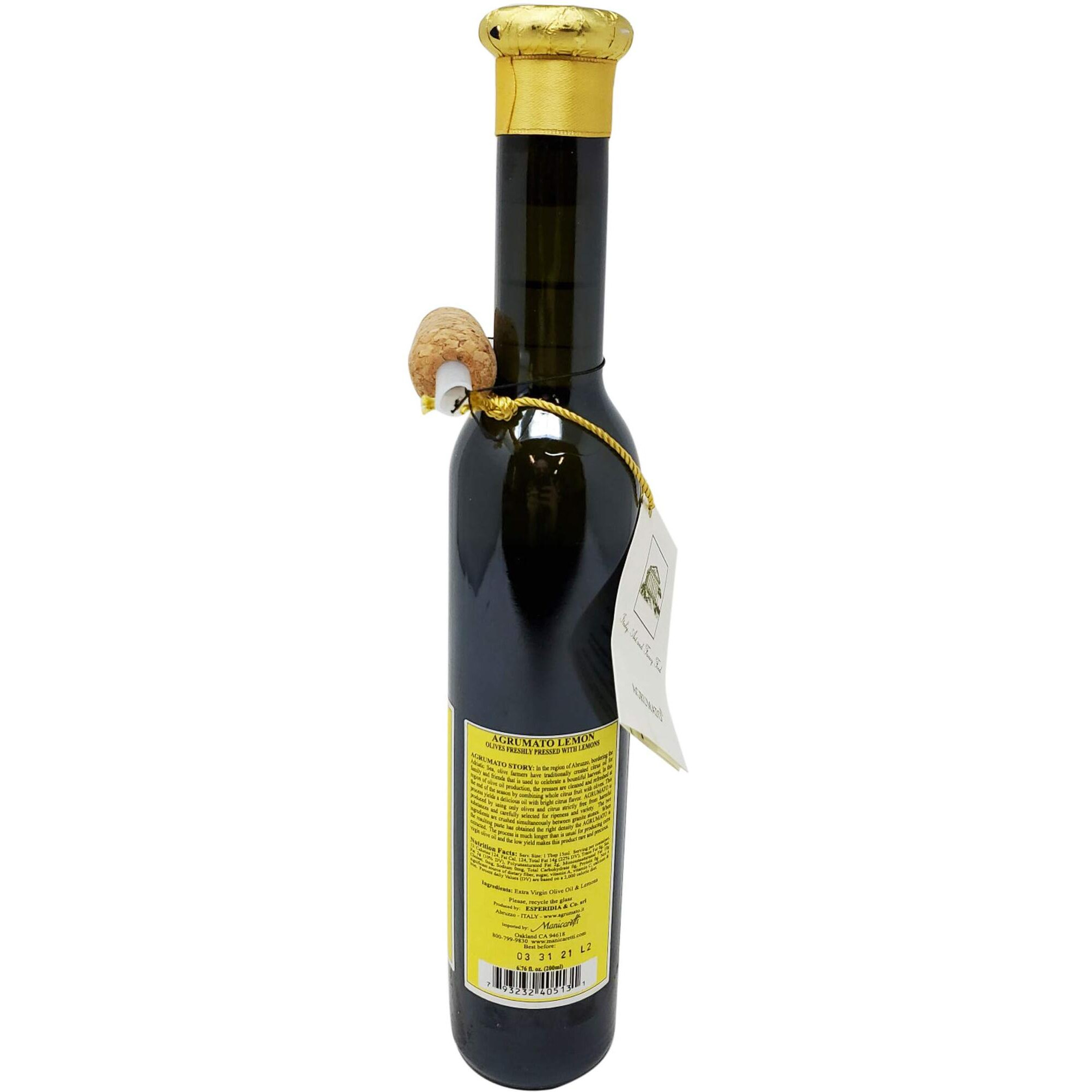 Agrumato Lemon Extra Virgin Olive Oil, 200 Ml