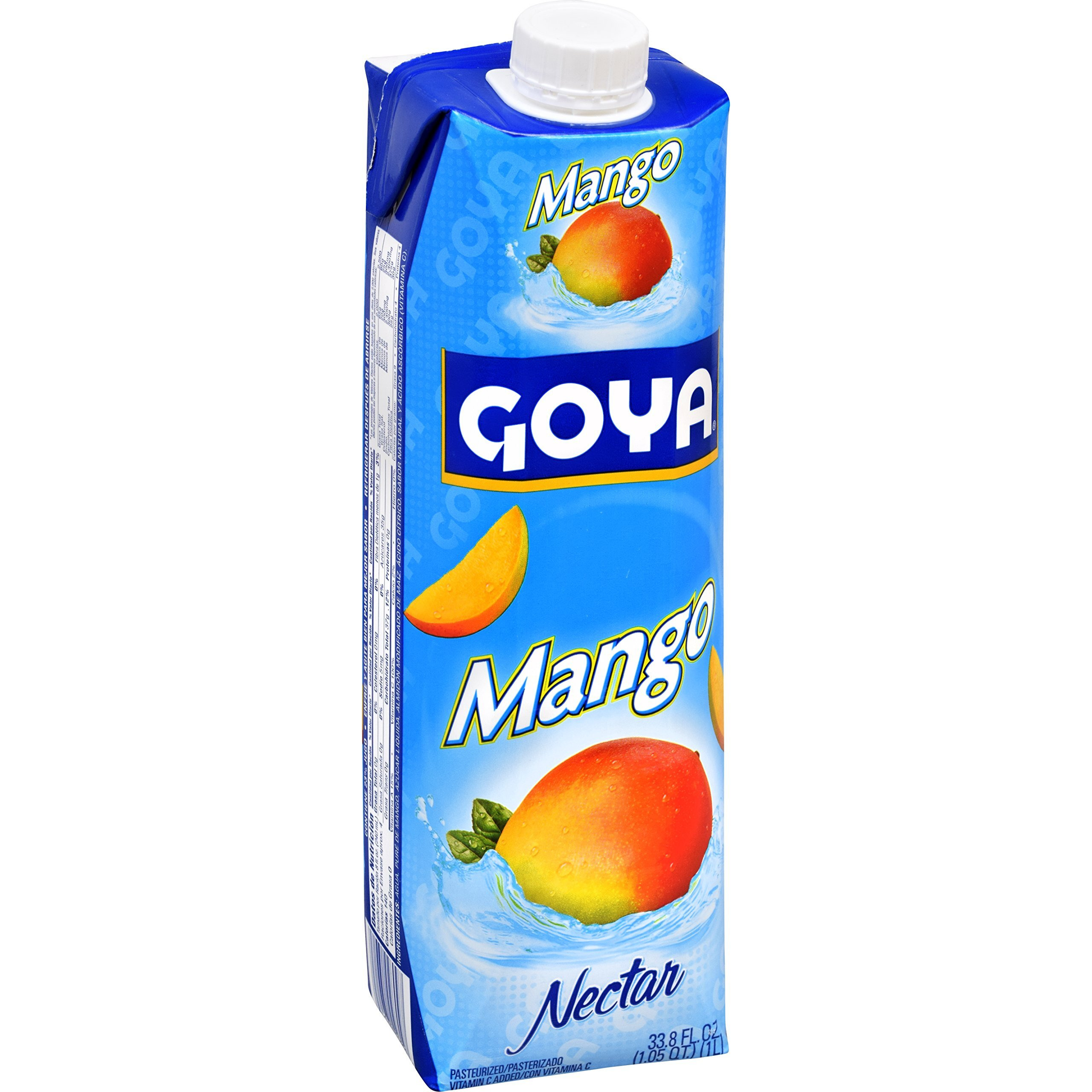 Goya Foods Mango Nectar, 33.8 Fl Oz (Pack Of 12)