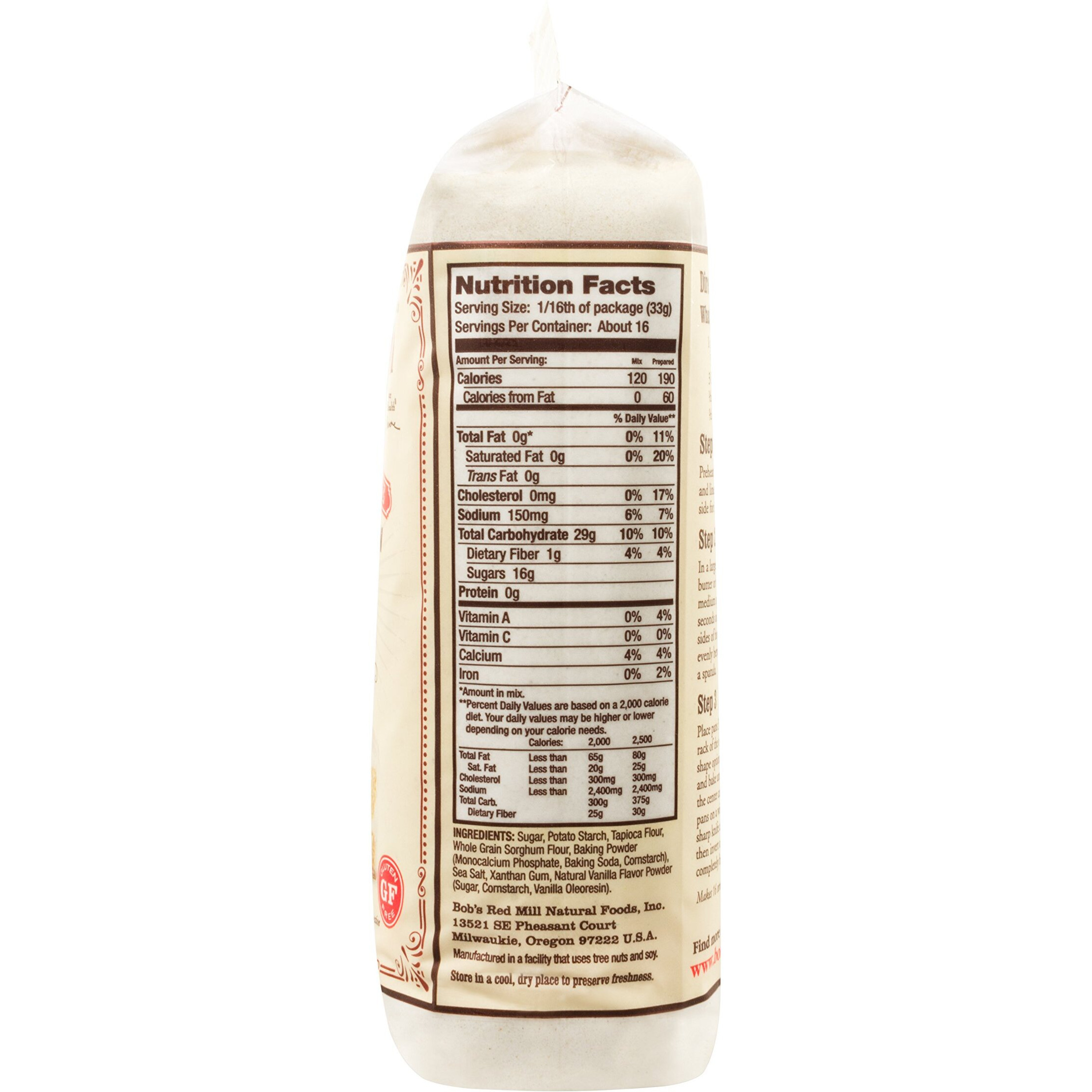 Bob's Red Mill Gluten Free Vanilla Yellow Cake Mix, 19-Ounce (Pack Of 4) (Package May Vary)