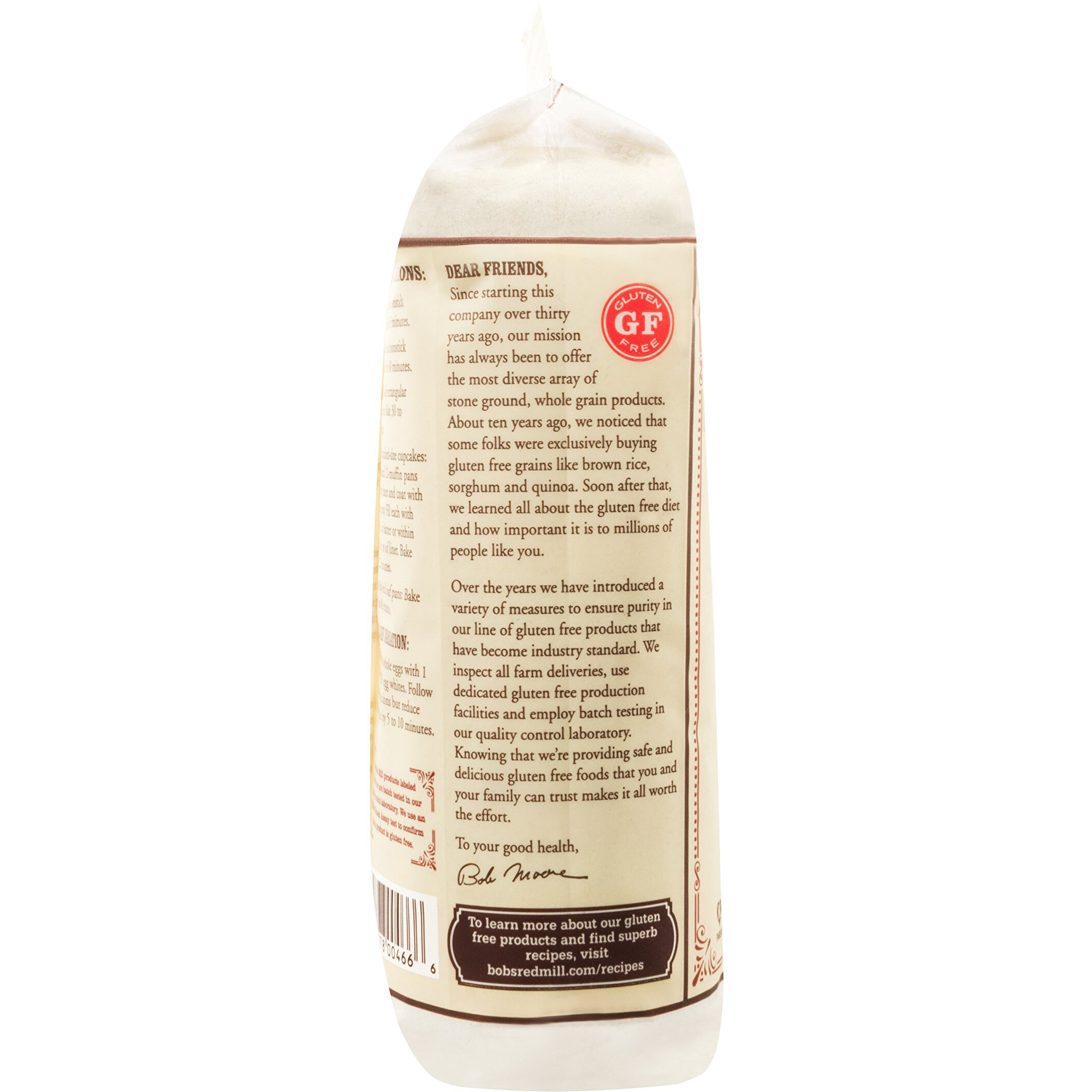 Bob's Red Mill Gluten Free Vanilla Yellow Cake Mix, 19-Ounce (Pack Of 4) (Package May Vary)