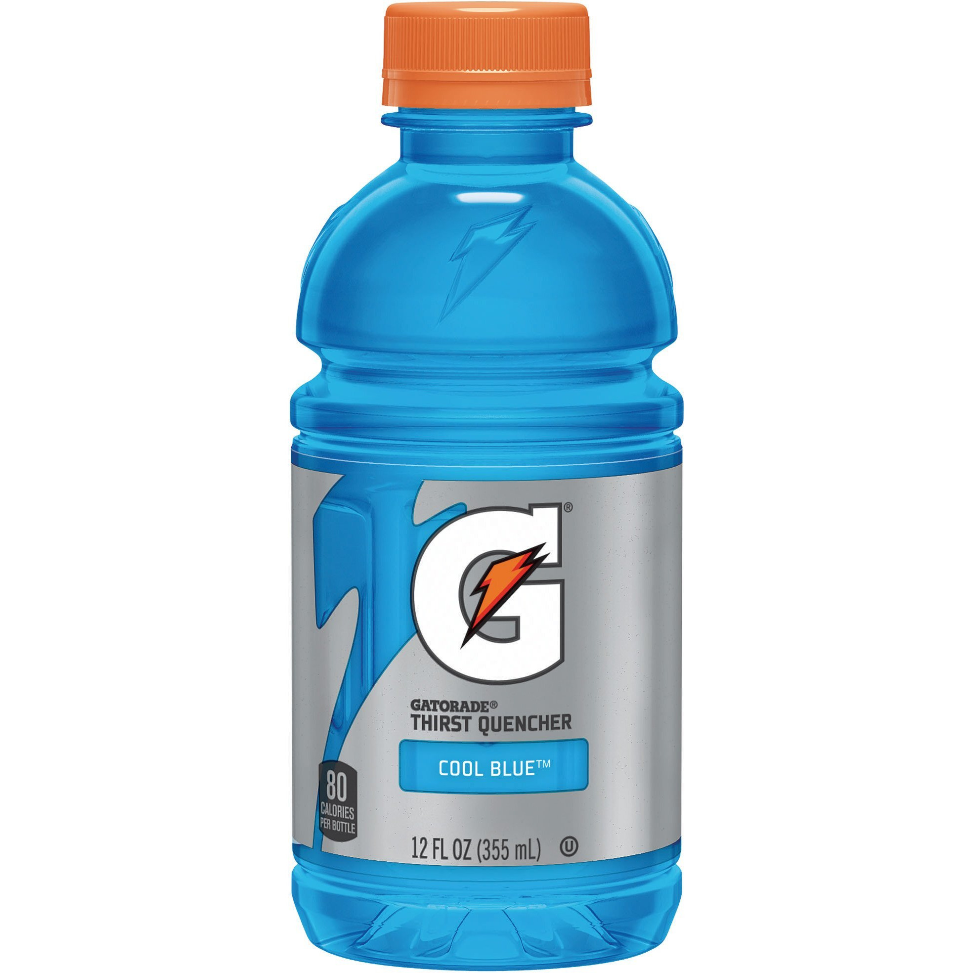 Gatorade Thirst Quencher, Cool Blue, 12 Ounce Bottles (Pack Of 24)
