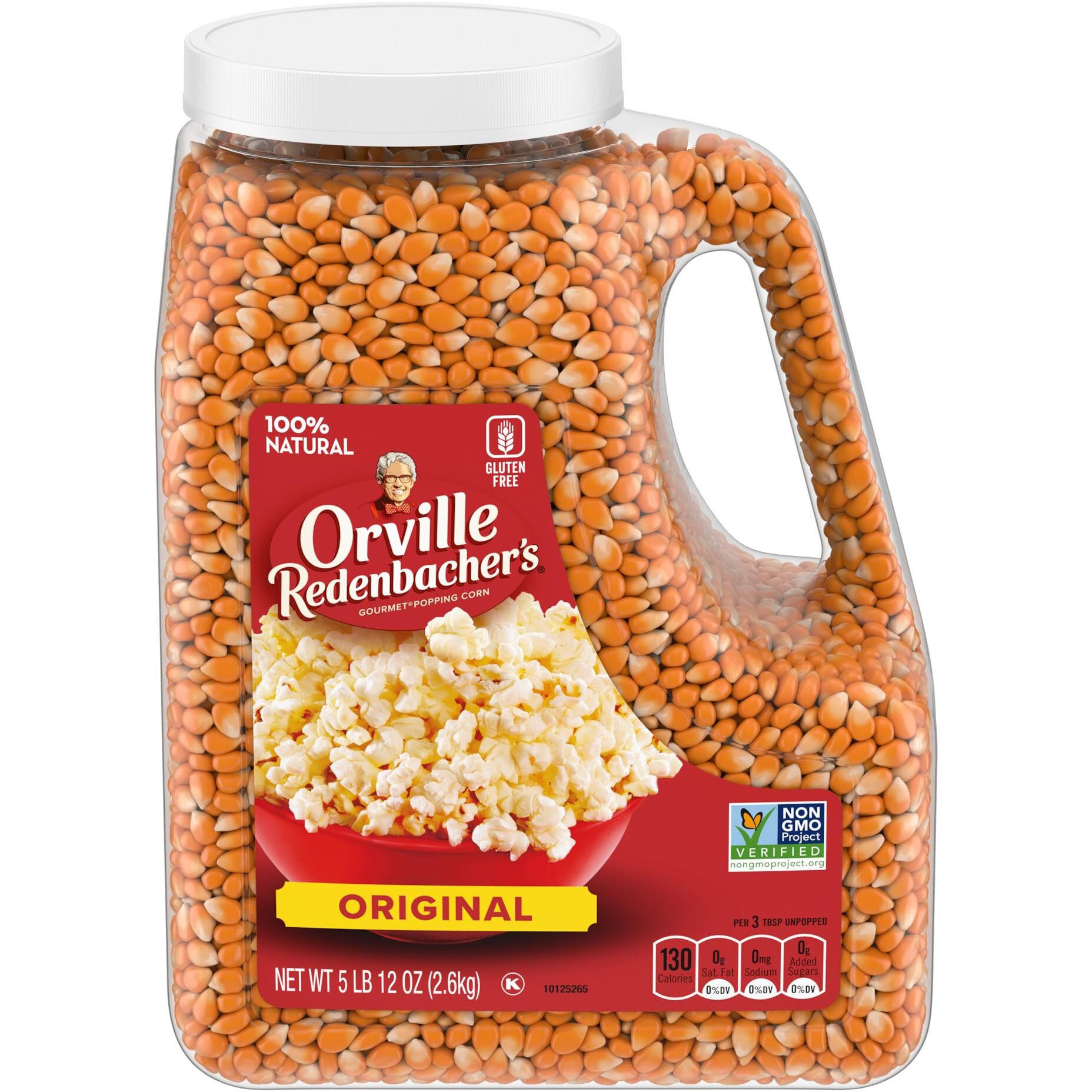 Orville Redenbacher's Original Gourmet Yellow Popcorn Kernels, 5 Pound, 12 Ounce