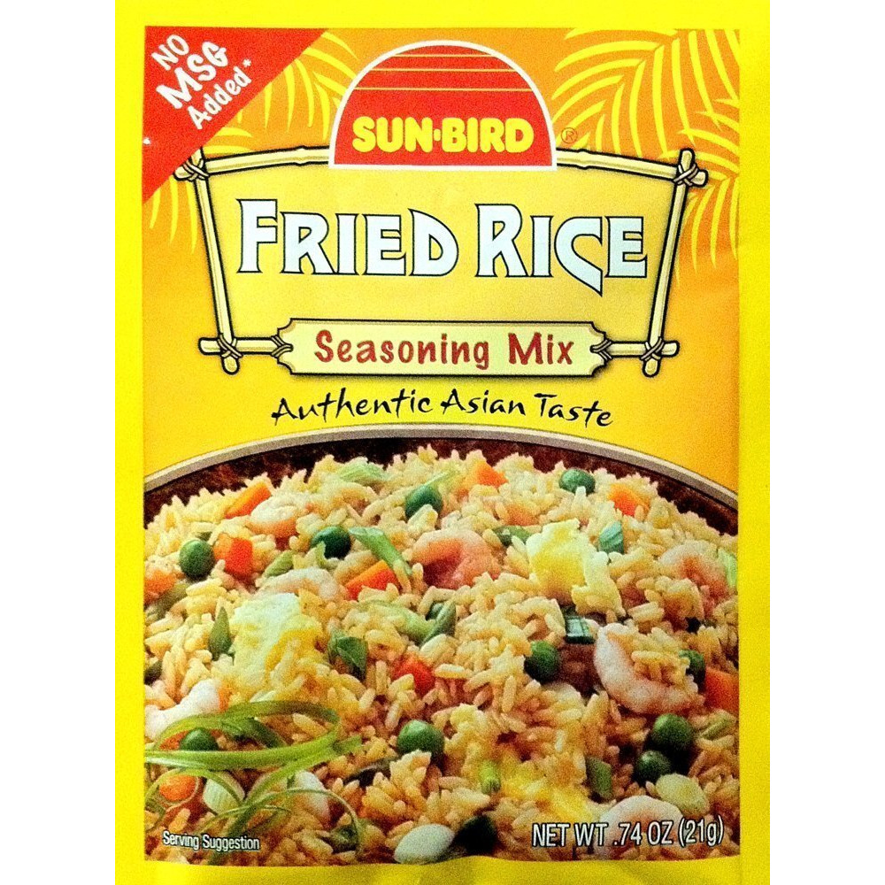 Sunbird Fried Rice Mix, 0.75 Ounce, (Pack Of 6)