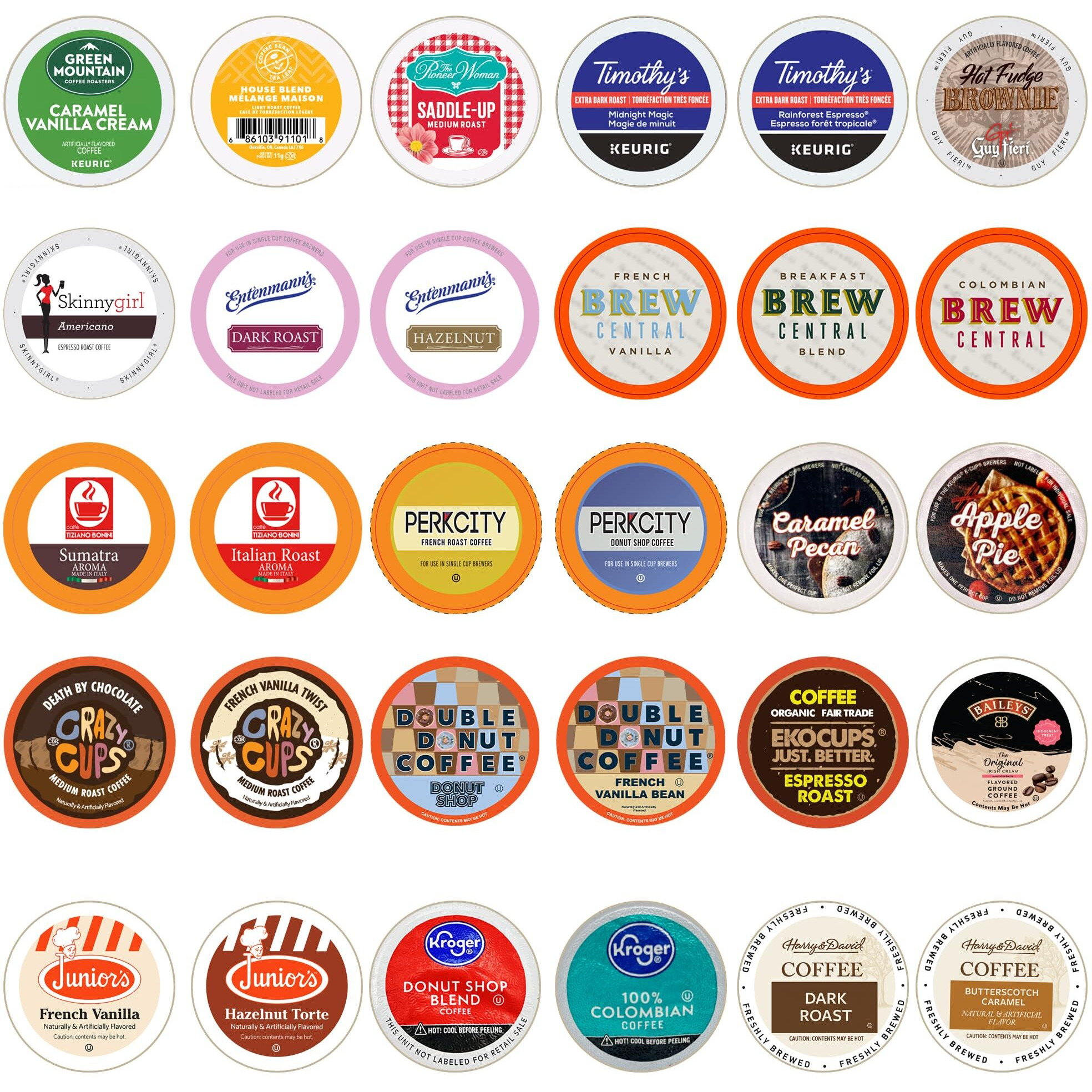 Coffee Variety Sampler Pack For Keurig K-Cup Brewers, 30 Count
