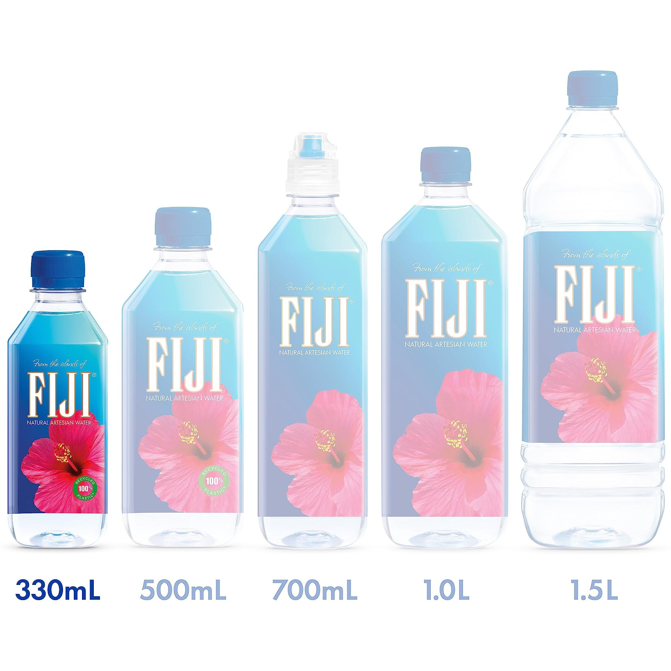 Fiji Natural Artesian Bottled Water 330 Ml / 11.15 Fl Ounce (Pack Of 36)