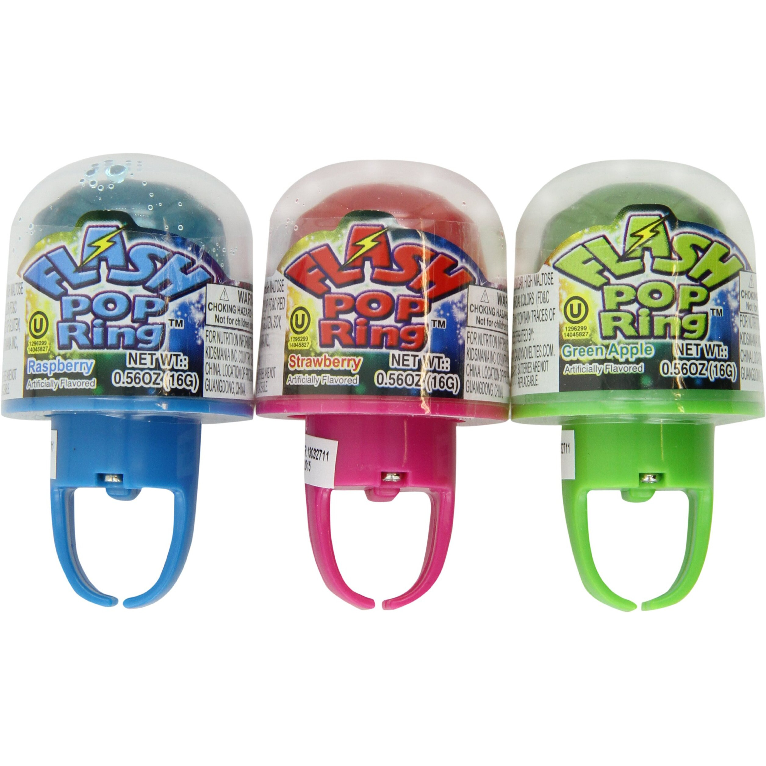 Kidsmania Flash Pop Lollipop Ring, Lights When You Wear It, .56-Ounce Rings (Pack Of 24)