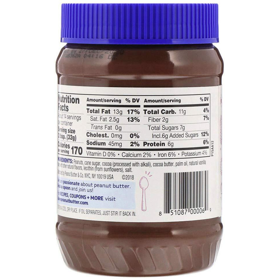 Peanut Butter & Co Dark Chocolate Dreams Peanut Butter, 16 Oz