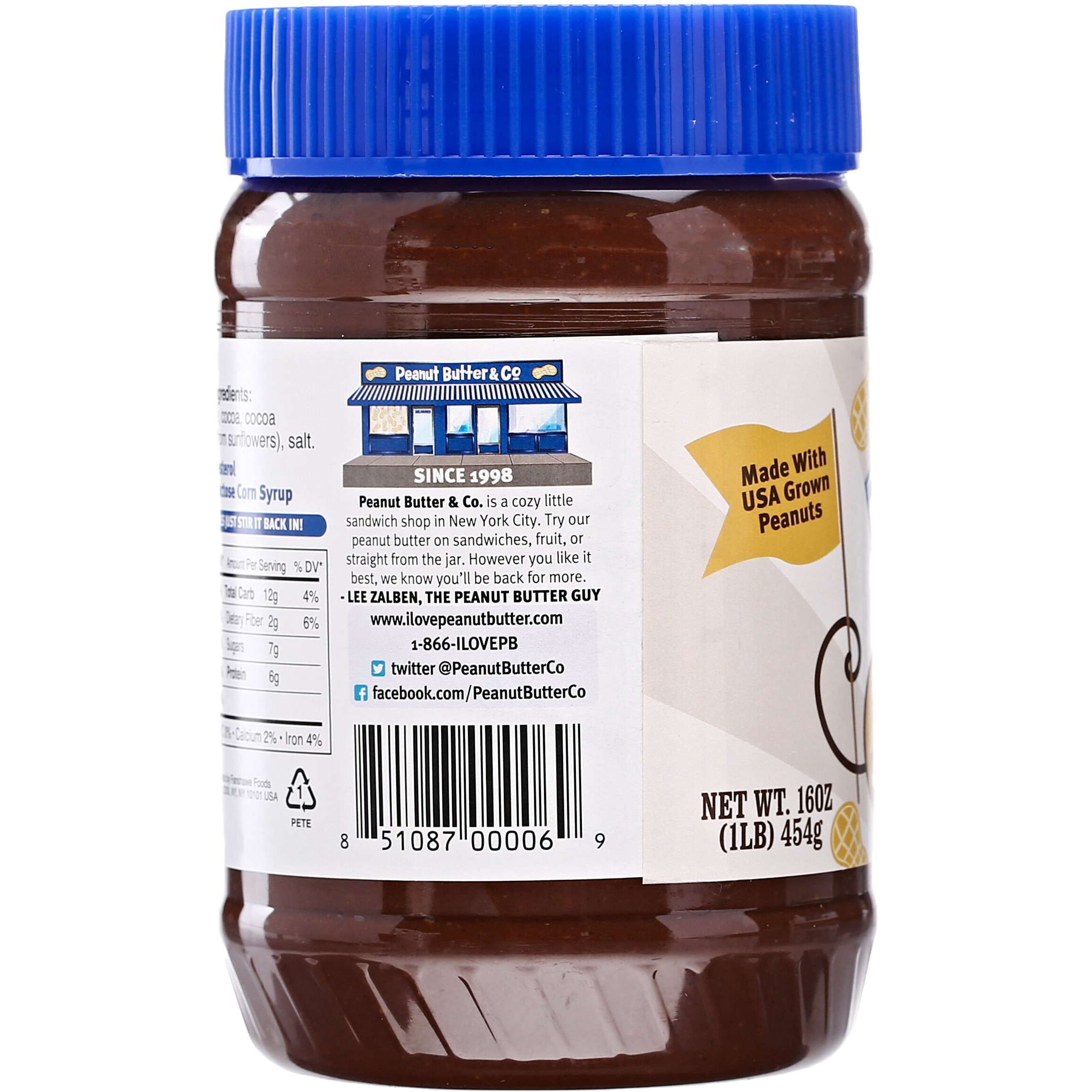 Peanut Butter & Co Dark Chocolate Dreams Peanut Butter, 16 Oz