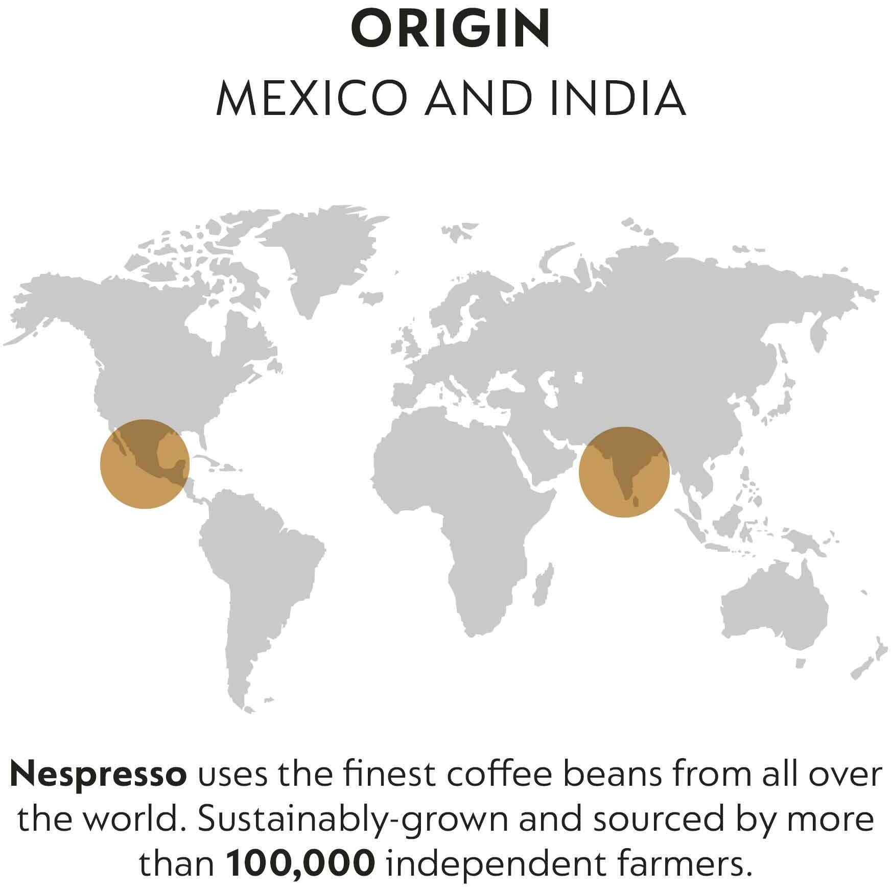 Nespresso Capsules Original Line, Cape Town Envivo Lungo, Dark Roast Espresso Coffee Pods, 50 Count Coffee Pods